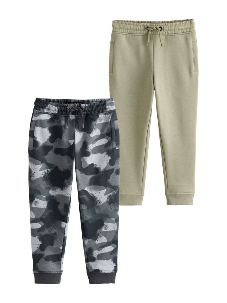 Next Jogginghose Jungen Größe 128 grau / pastellgrün / schwarz