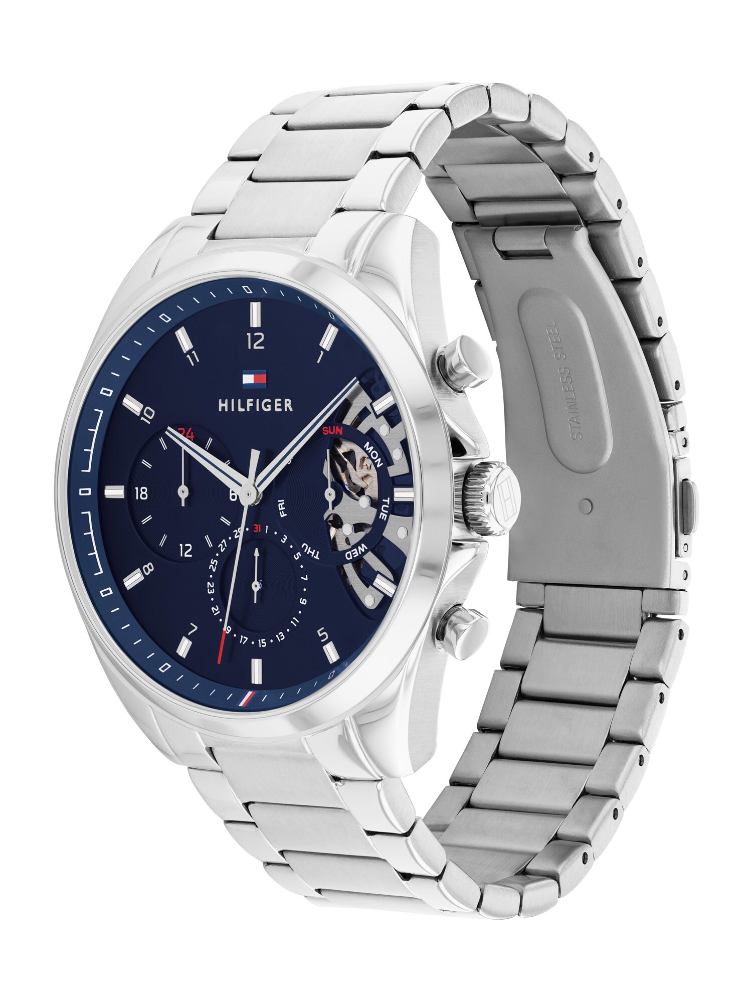 TOMMY HILFIGER Analóg órák  kék / ezüst akciós termékkép 1