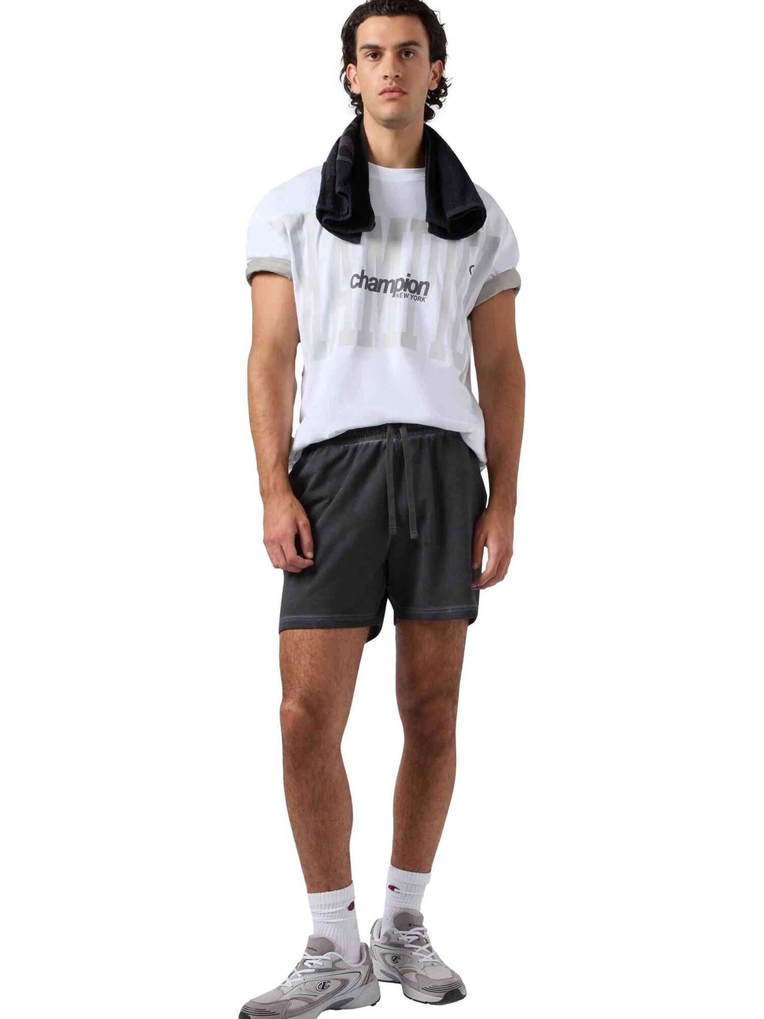 Champion Camiseta 'Camiseta champion blanca maxi logo urban contemporary tee'  blanco – imagen 3
