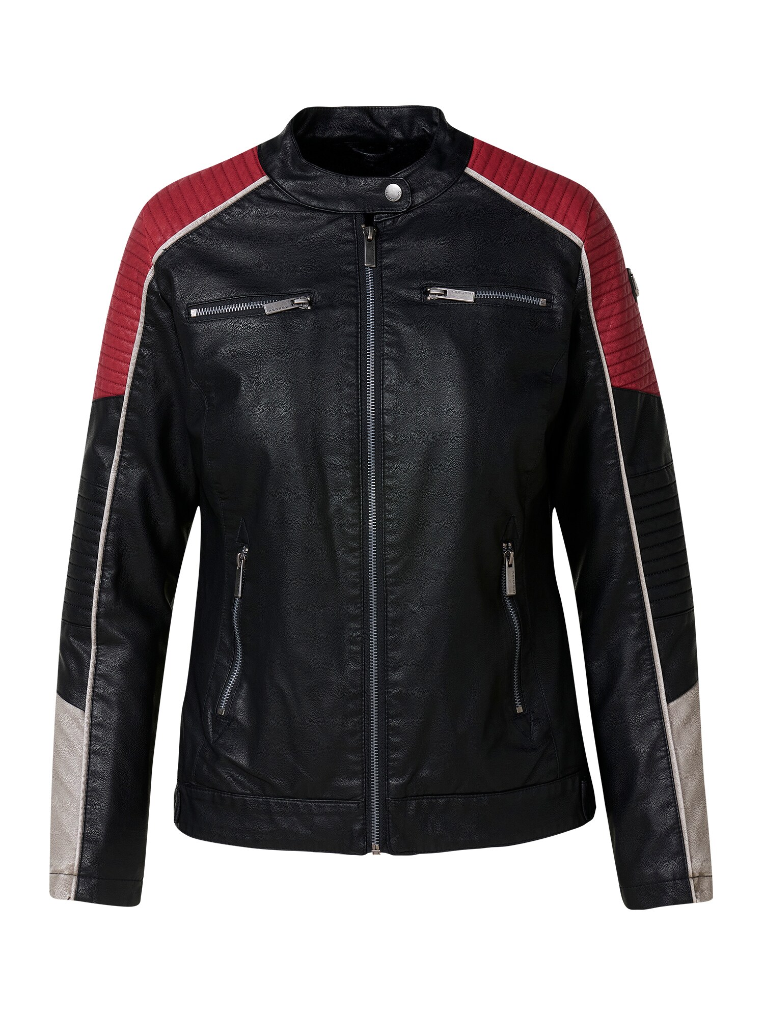 KOROSHI Geacă de primăvară-toamnă  bej / roșu / negru