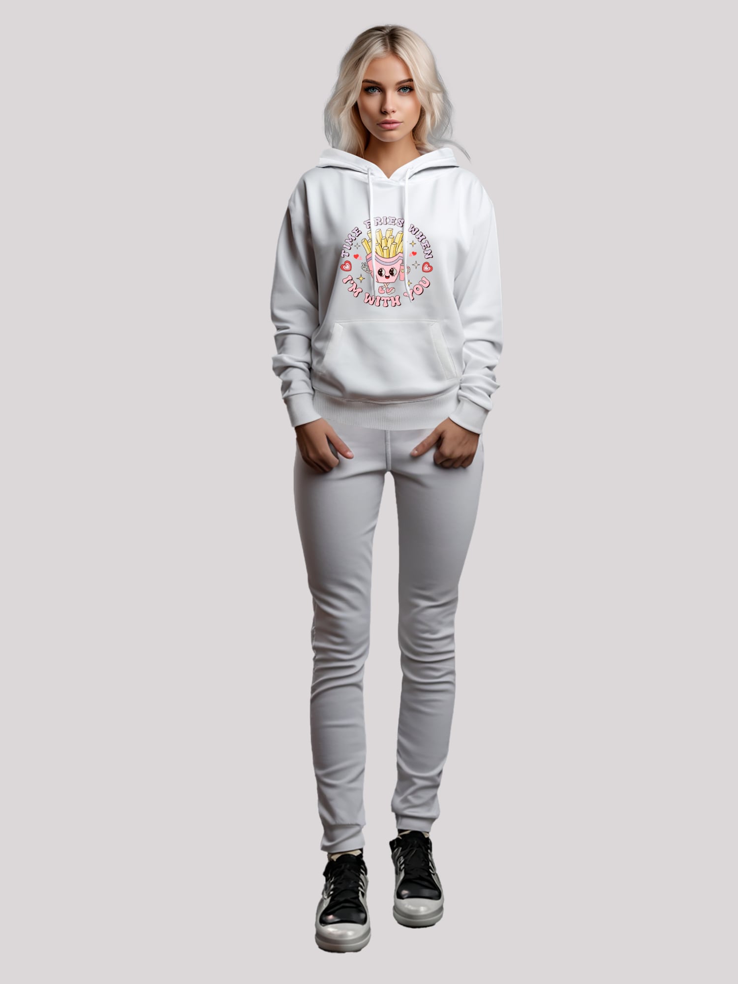 Thumbnail - F4NT4STIC Sweatshirt Time Fries when I am with you Valentinstag