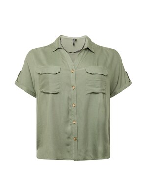 Блуза 'VMCBUMPY' зелено, размер 52