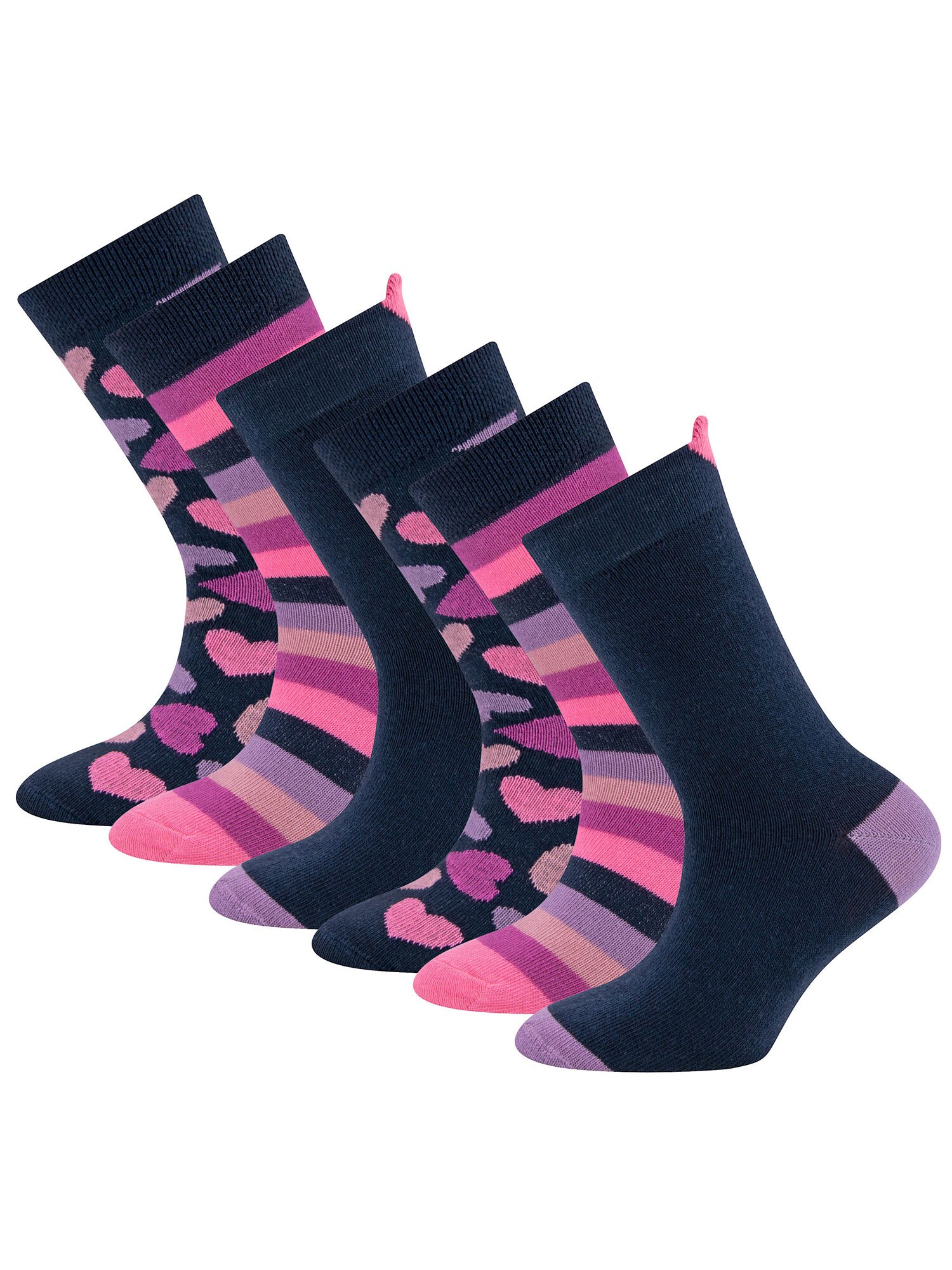 EWERS Socken blau / lila / pink