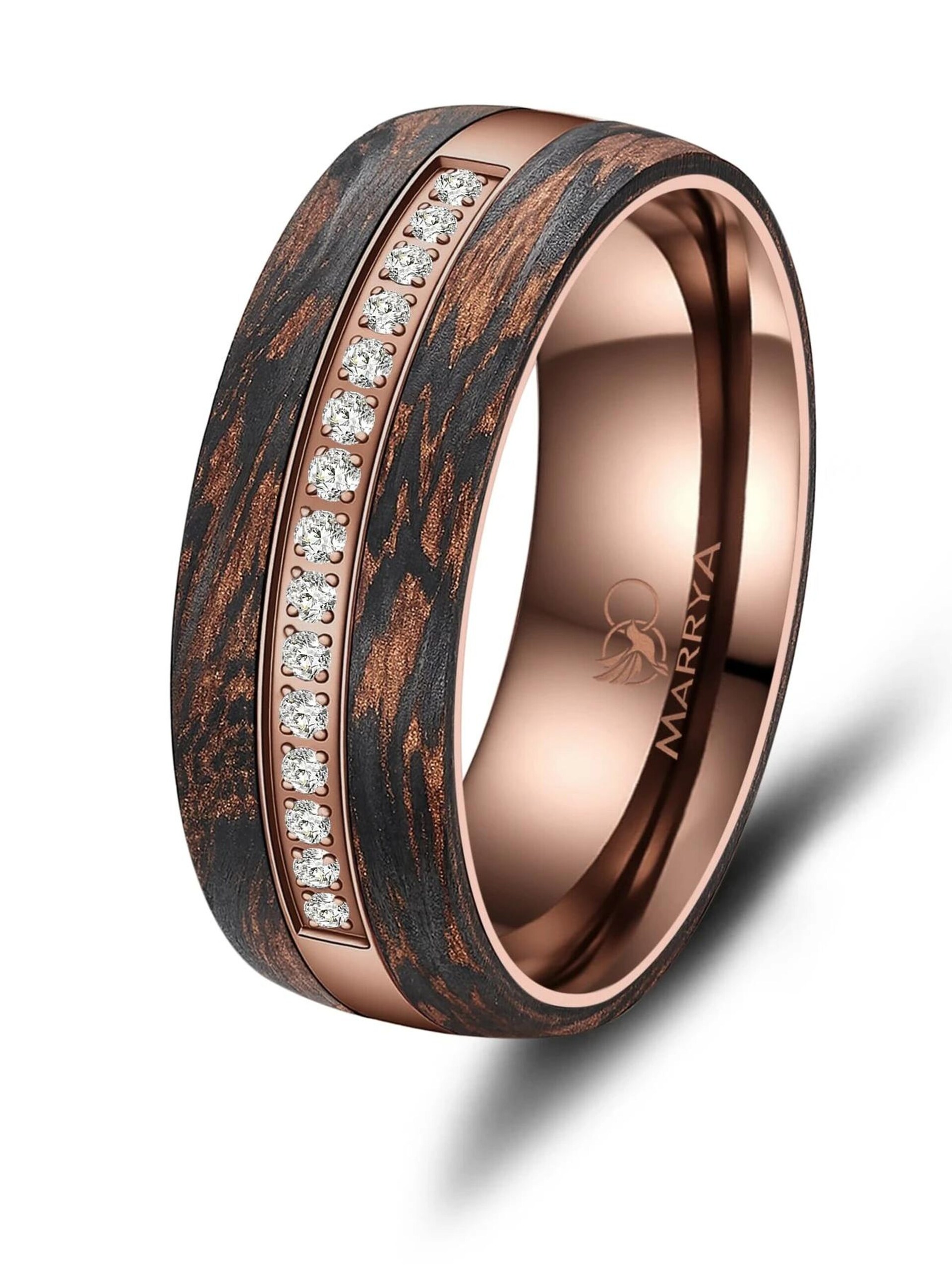 MARRYA Ring 'MARRYA Ehering CB-03 Carbon-Bronze' dam