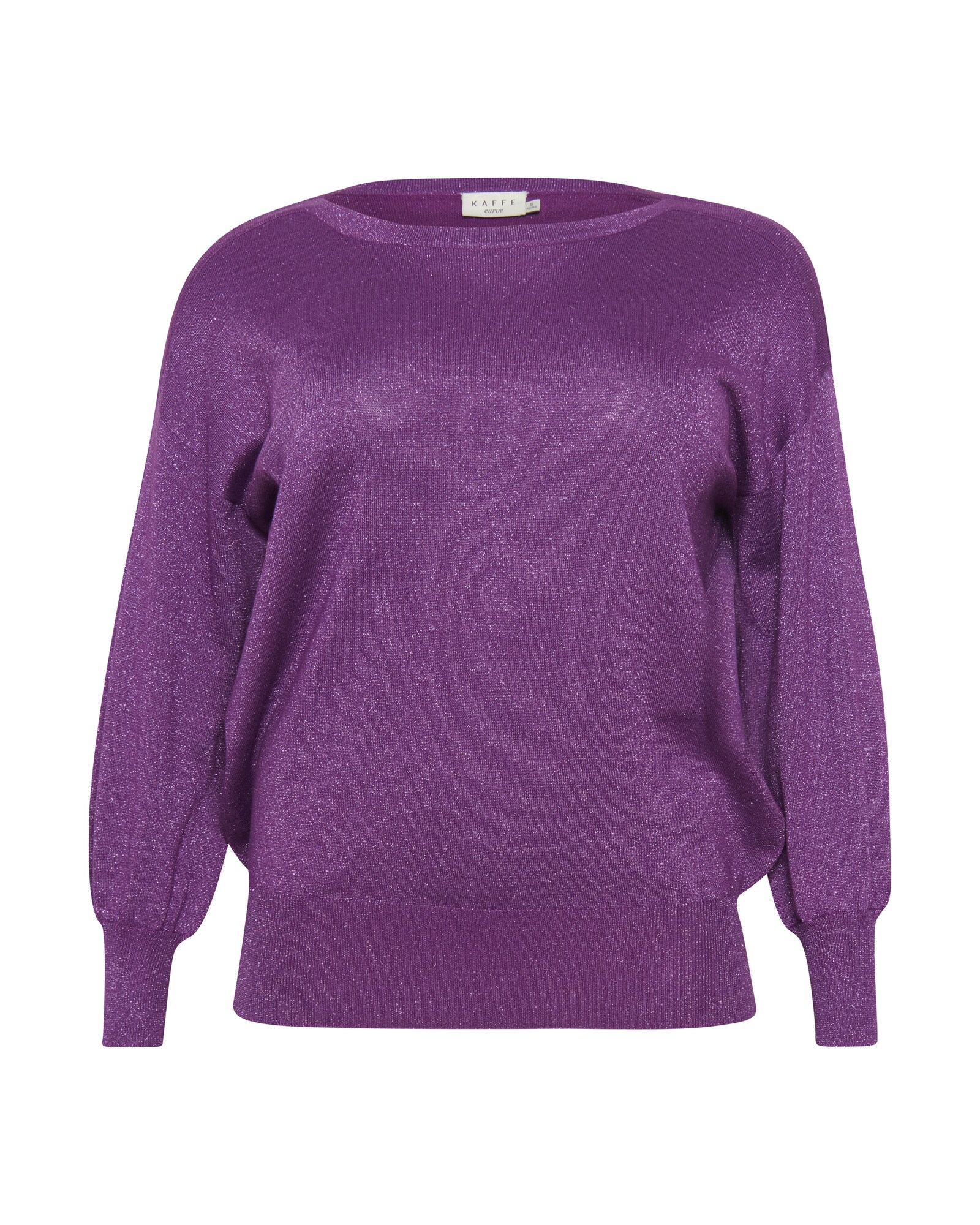 KAFFE CURVE Pulover Kc Regitta  mov neon