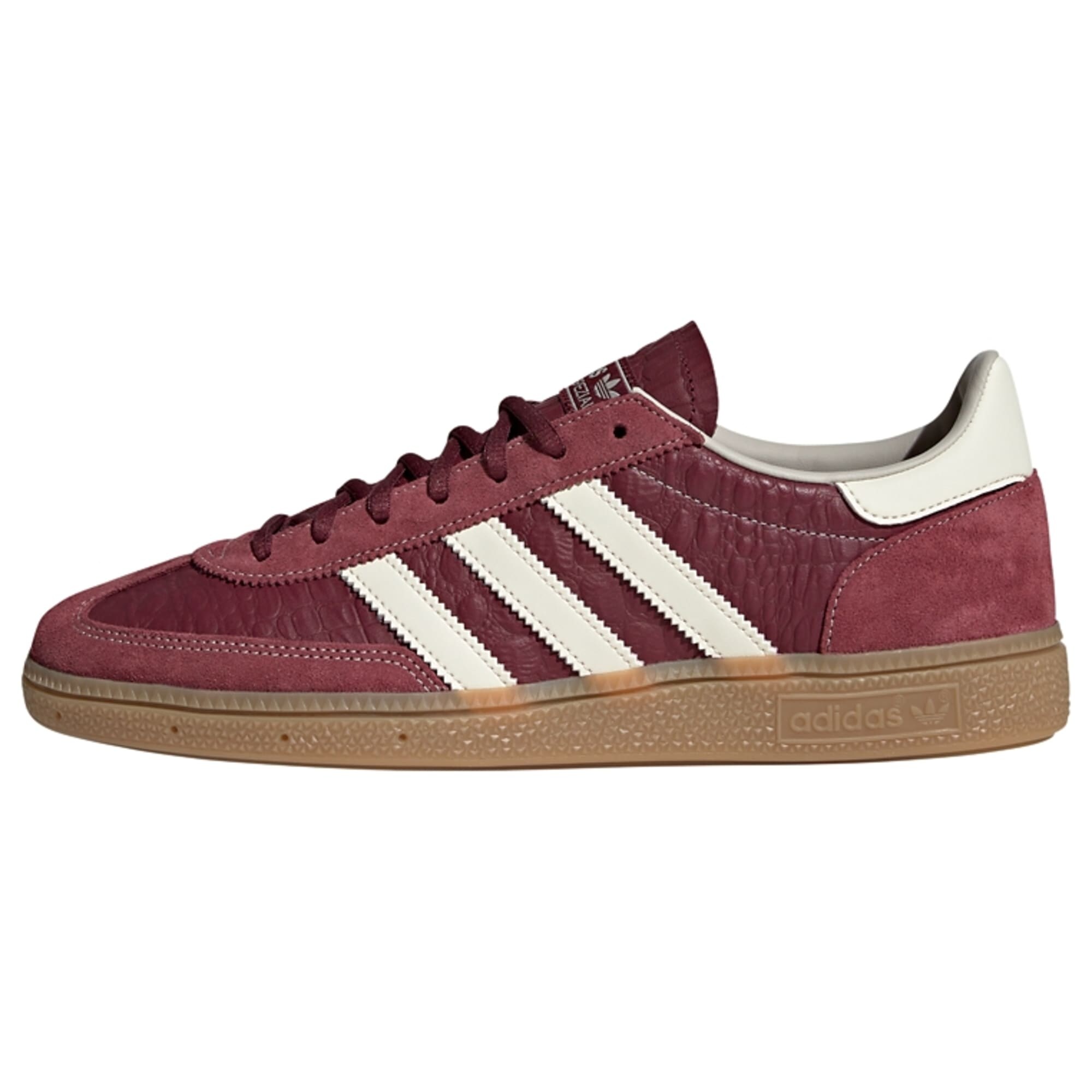 ADIDAS ORIGINALS Sneaker low 'Handball Spezial'  roşu închis / alb