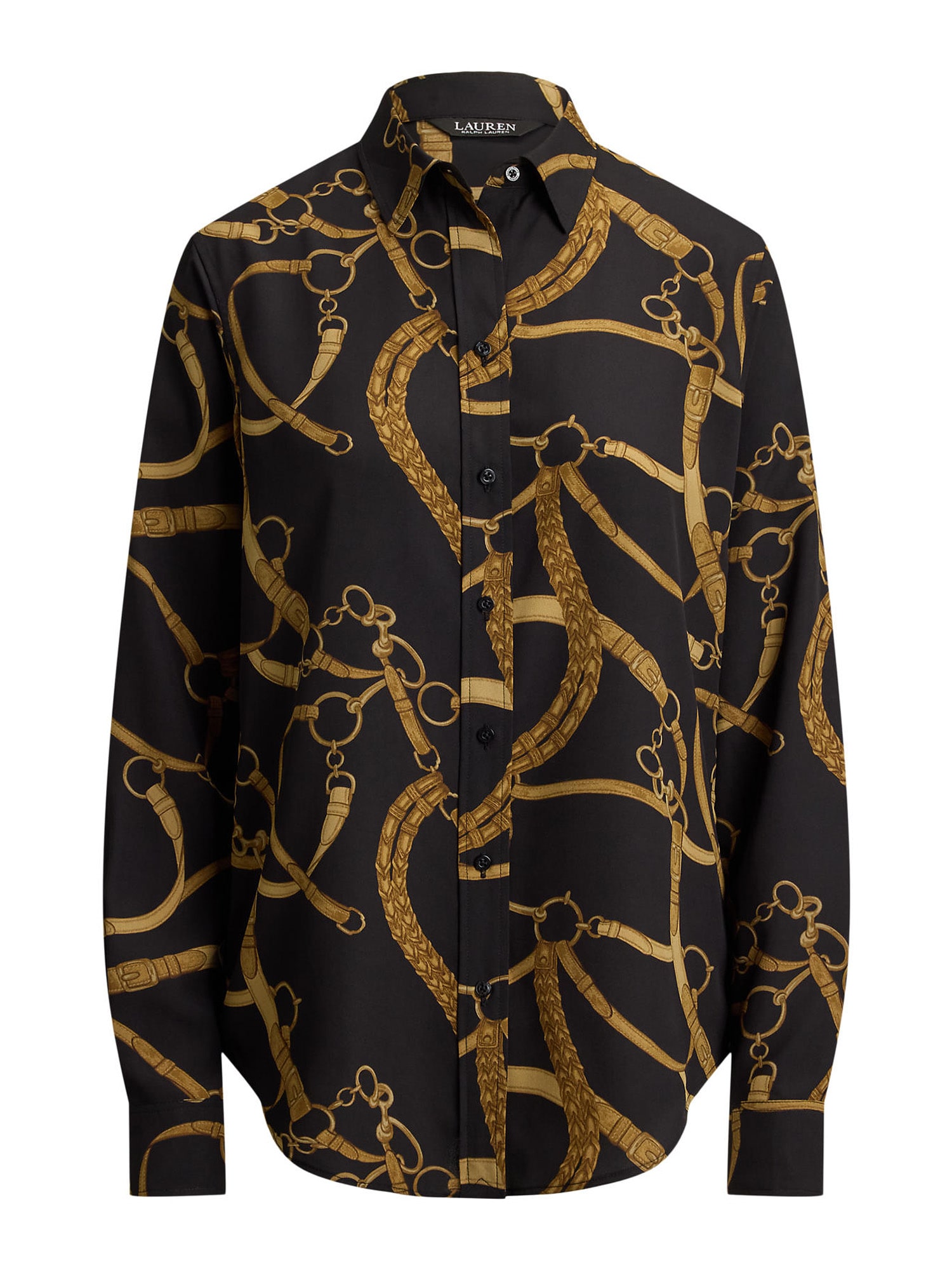 Lauren Ralph Lauren Blúzka  zlatá / čierna