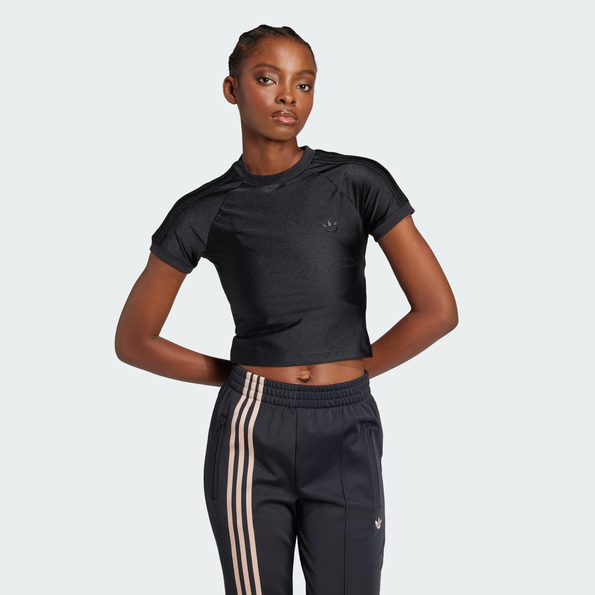 ADIDAS ORIGINALS Póló 'Cali'  fekete termék 2. képe