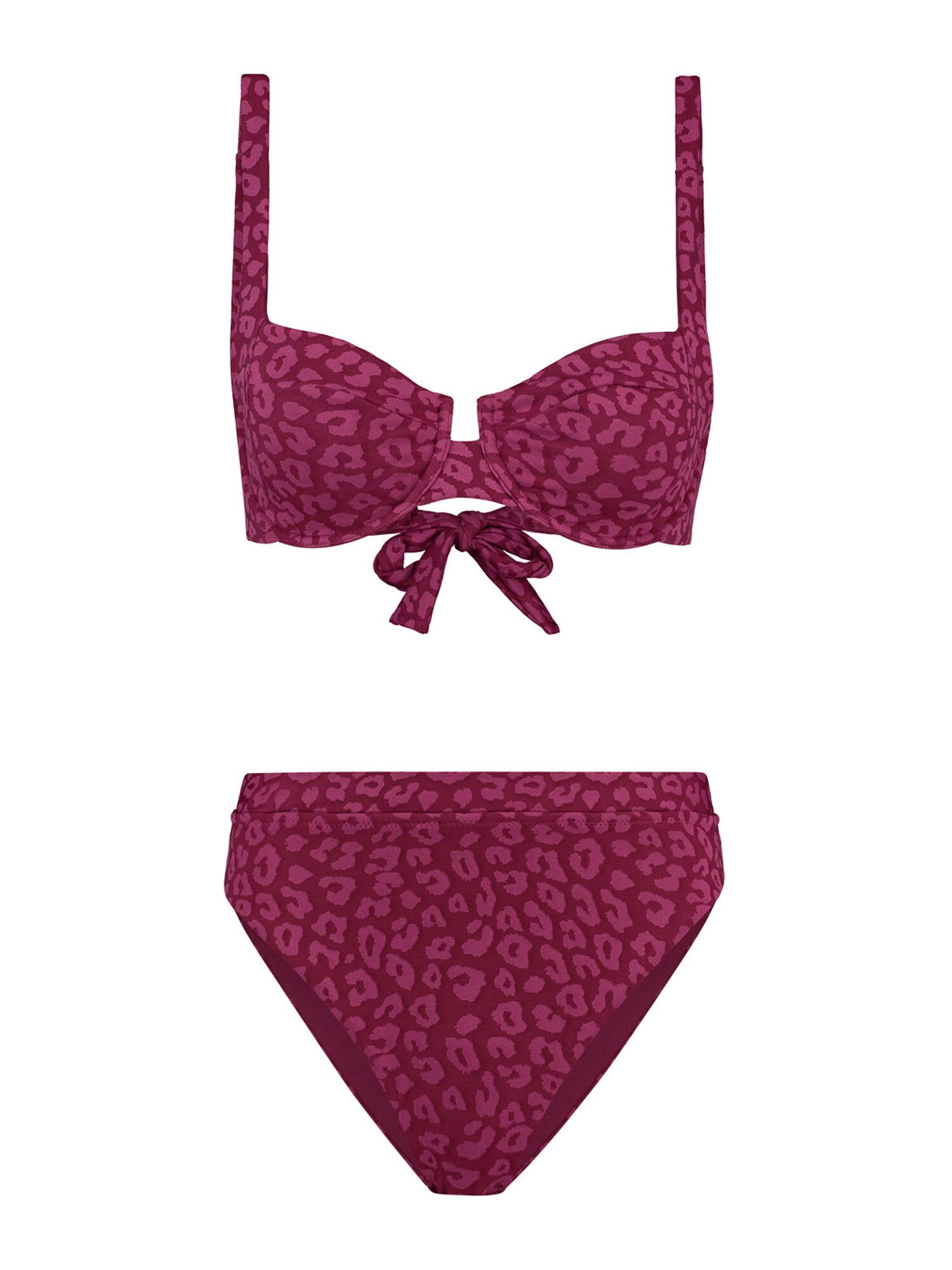 Shiwi Costum de baie două piese DAISY  lila / roz zmeură