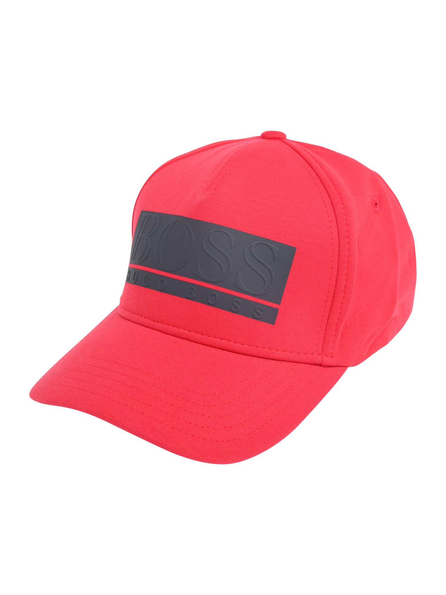 BOSS Kepurė  ryškiai raudona / juoda