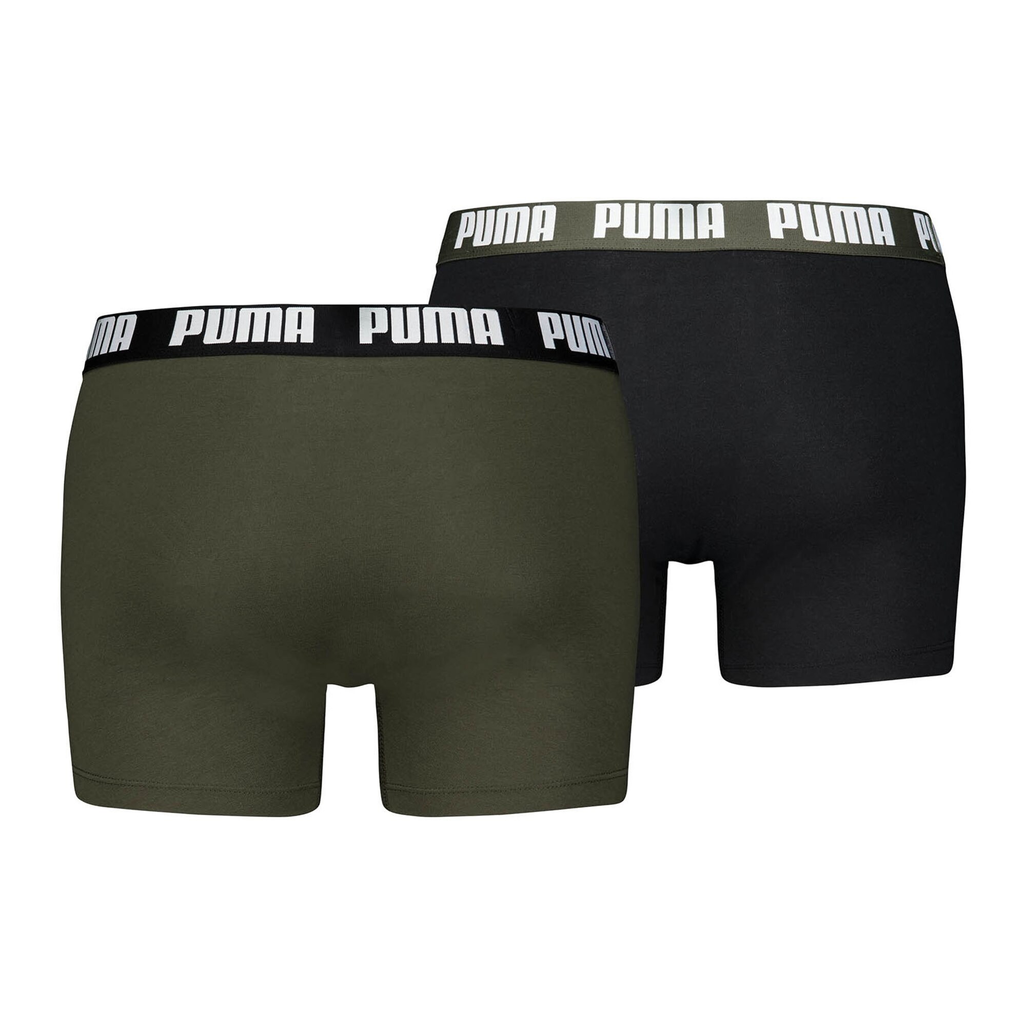 PUMA Calzoncillo boxer oliva / negro / blanco – imagen 2