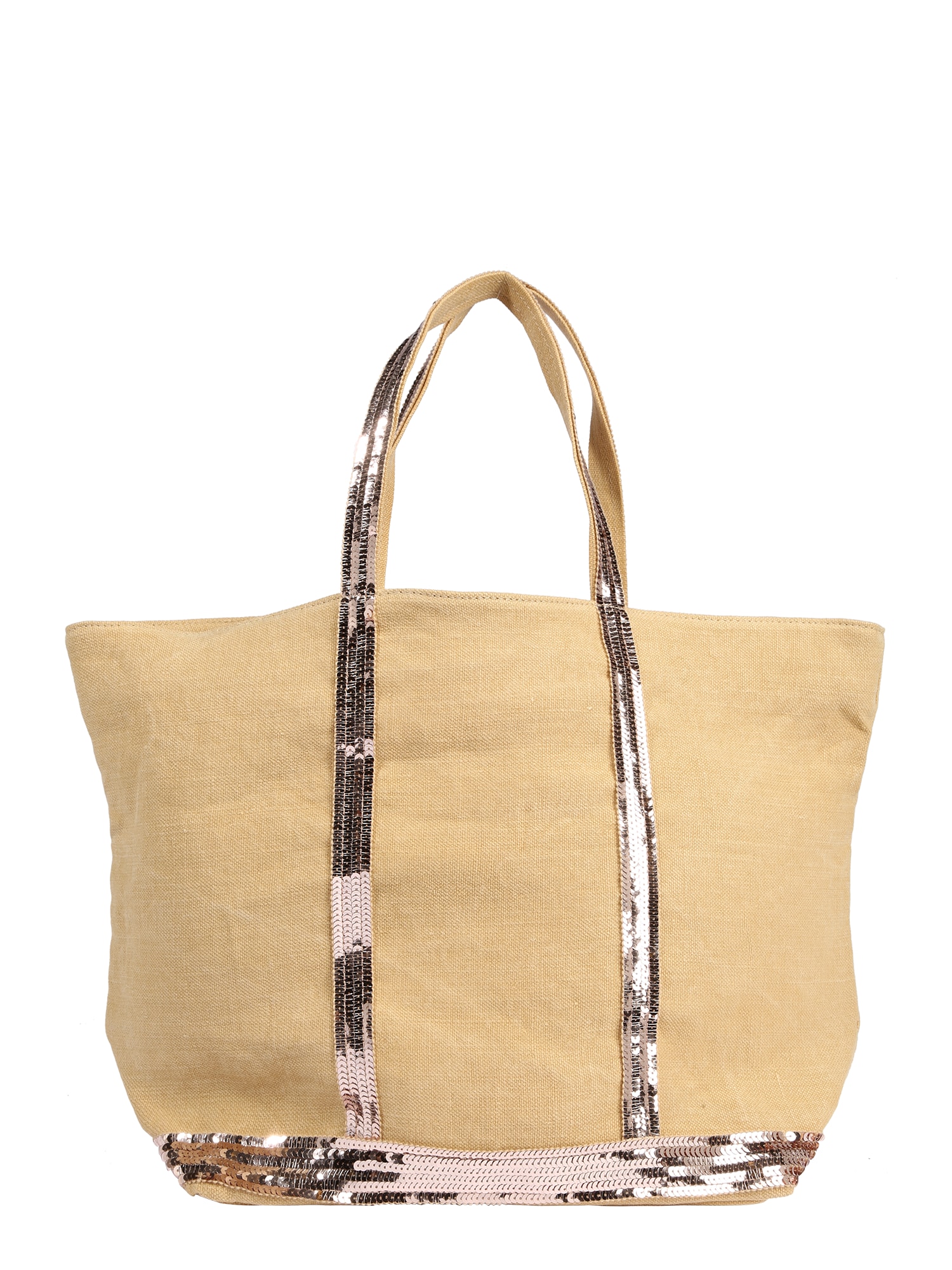 Vanessa Bruno Pirkinių krepšys 'CABAS' smėlio spalva / sidabro pilka