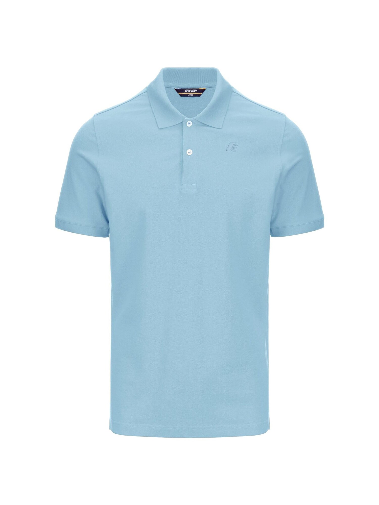 K-Way Camiseta 'K-WAY AMEDEE PIQUE SLIM T-Shirt e Polo' azul cielo