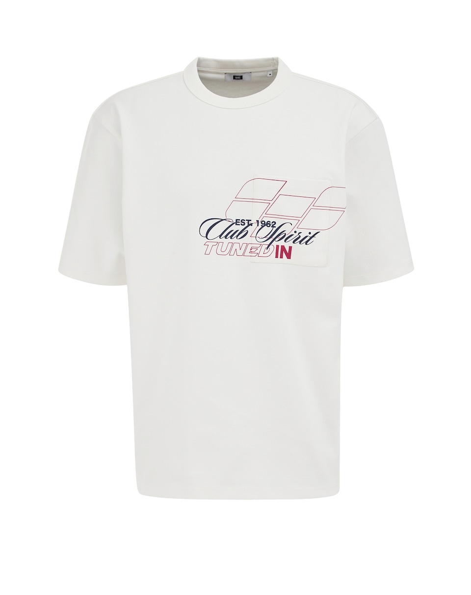 T-shirt röd / svart