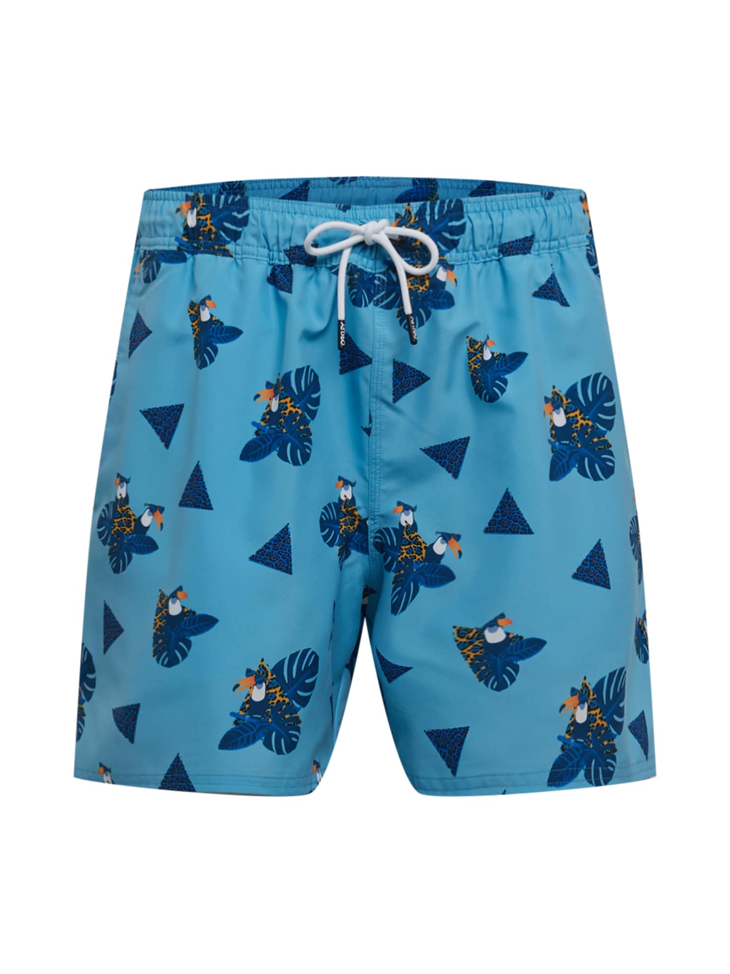 OAKLEY Surferske kupaće hlače 'TOUCAN TROPICS' plava / nebesko plava / narančasta