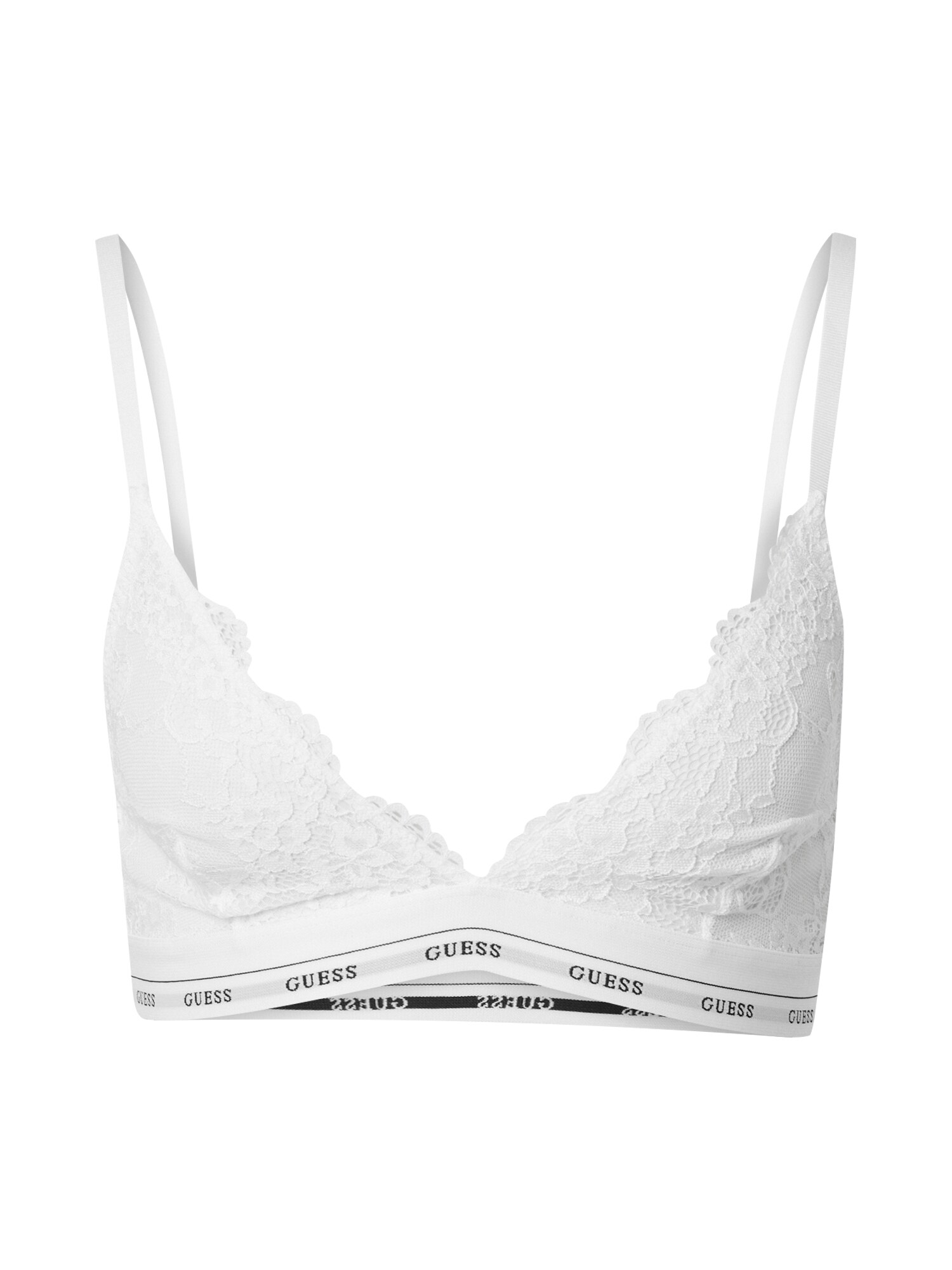 GUESS Sutien JANE  negru / alb