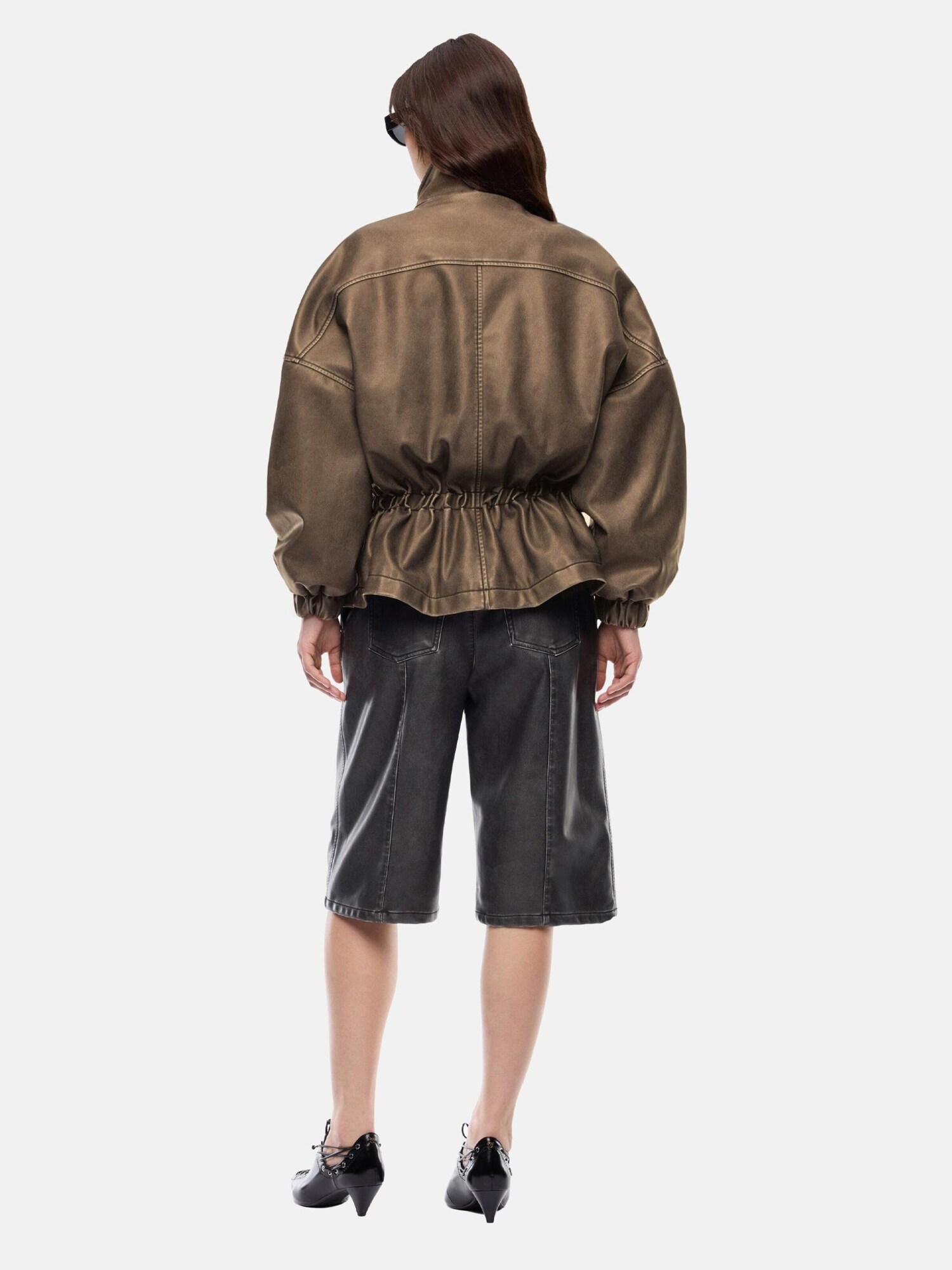 PINKO Chaqueta de invierno 'PINKO BARKERIA BLOUSON TELA SPALMATA GIUBBINO'  marrón – imagen 4