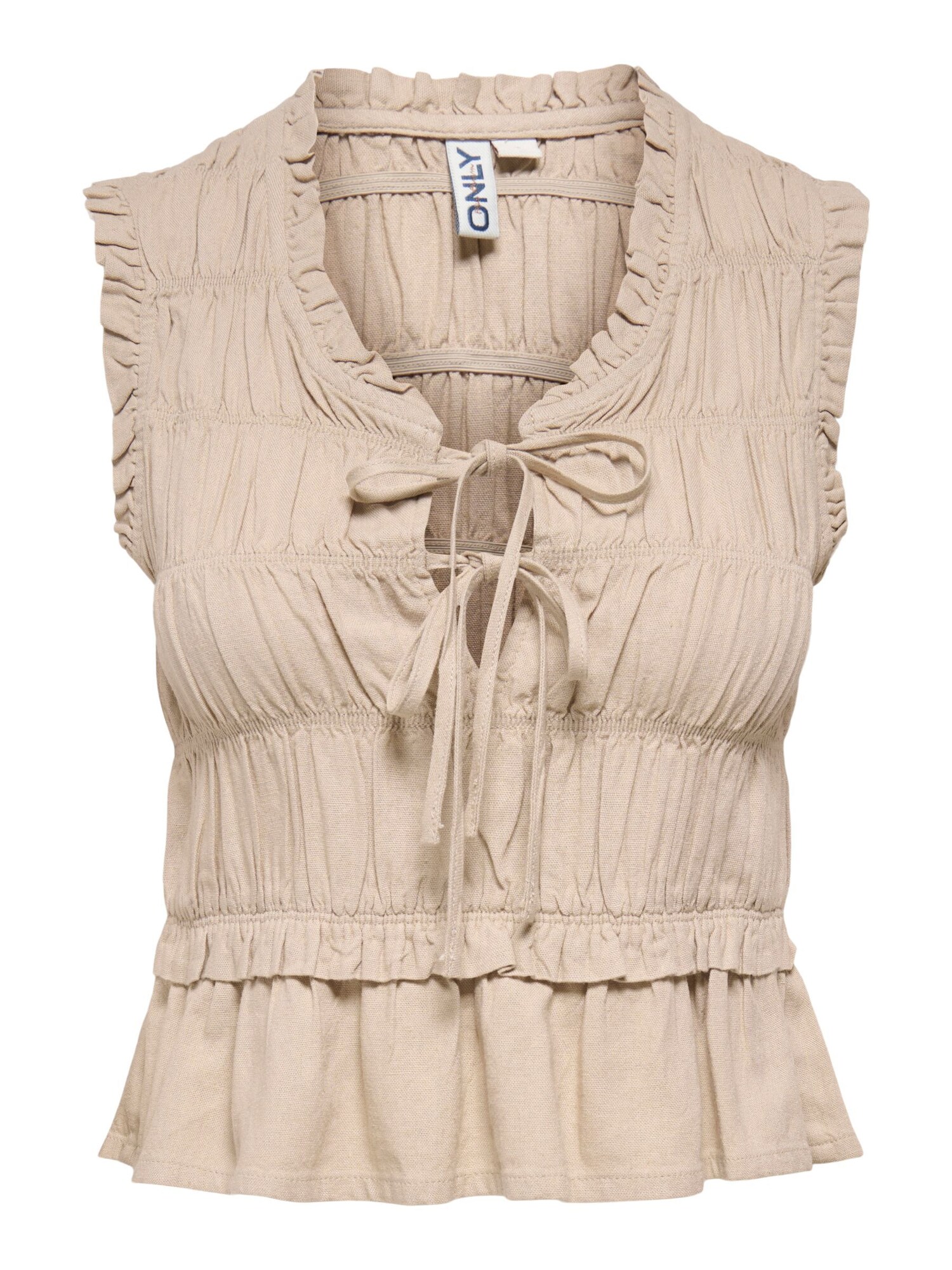 Only Blouse 'ONLGoa' Lichtbruin