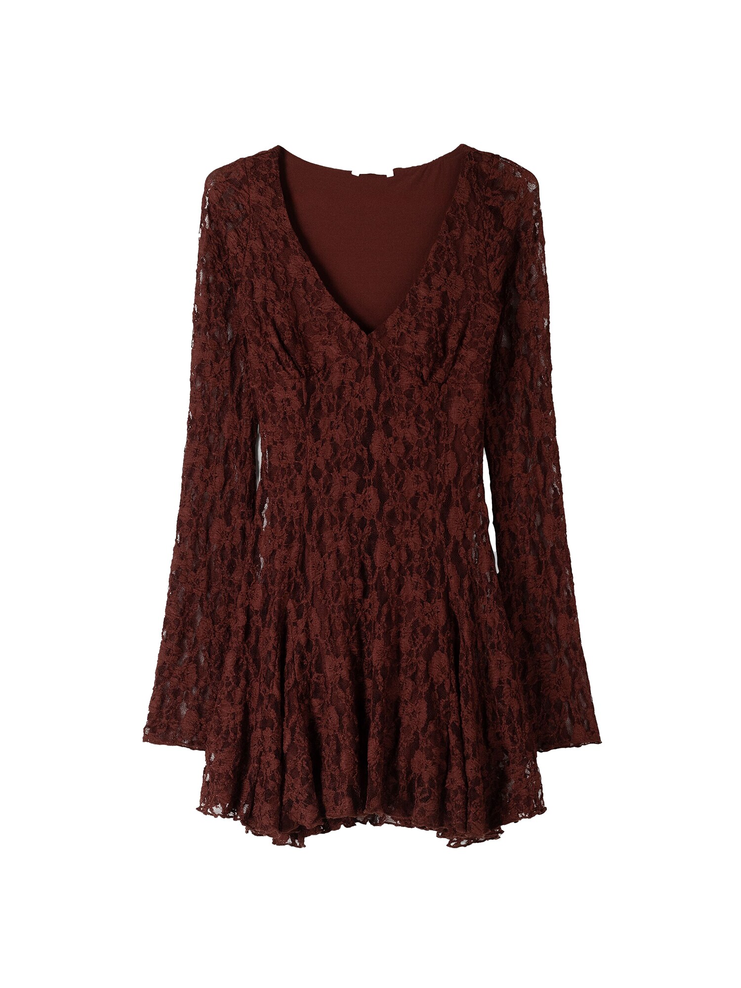 Bershka Rochie  maro ruginiu