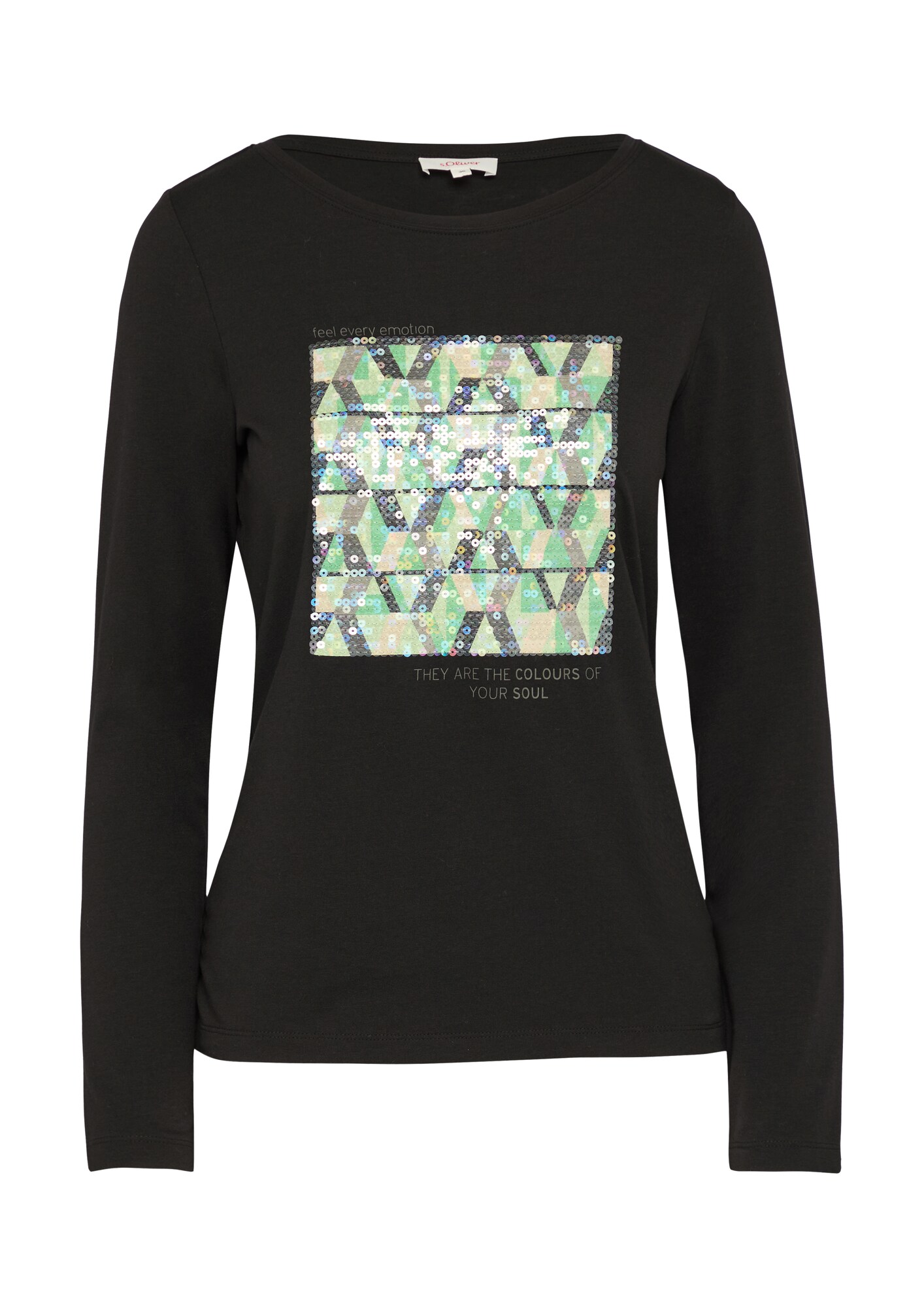 S.Oliver Shirt Gemengde Kleuren / Zwart