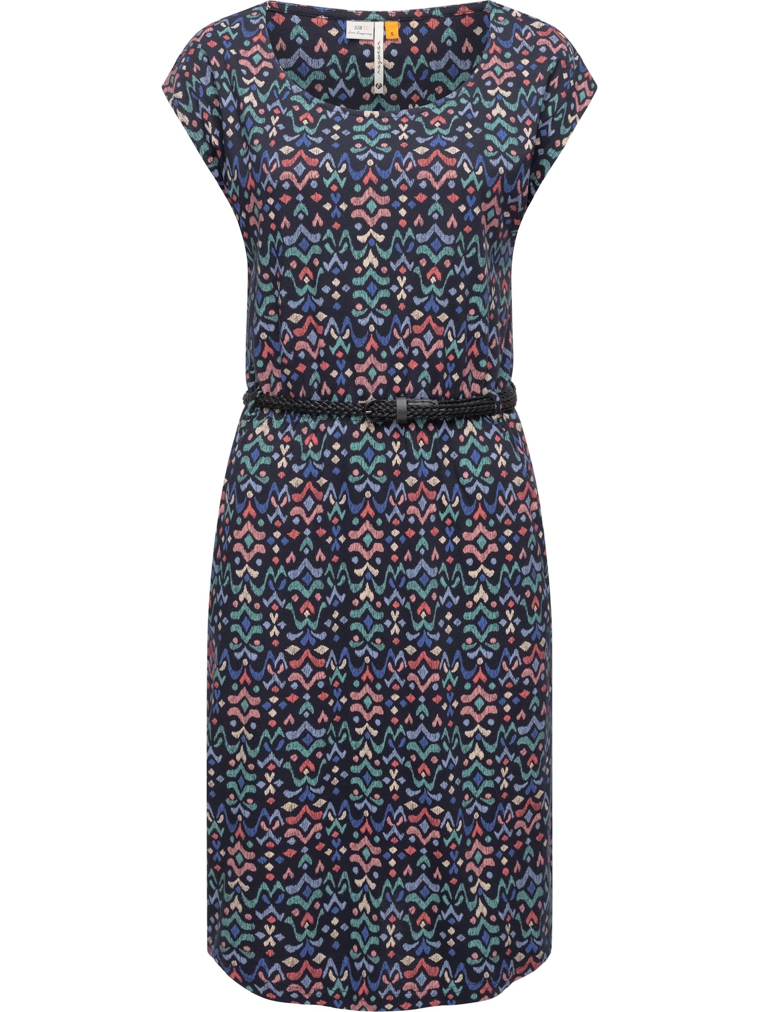 Ragwear Rochie Lilithe Ikat  albastru închis / roz