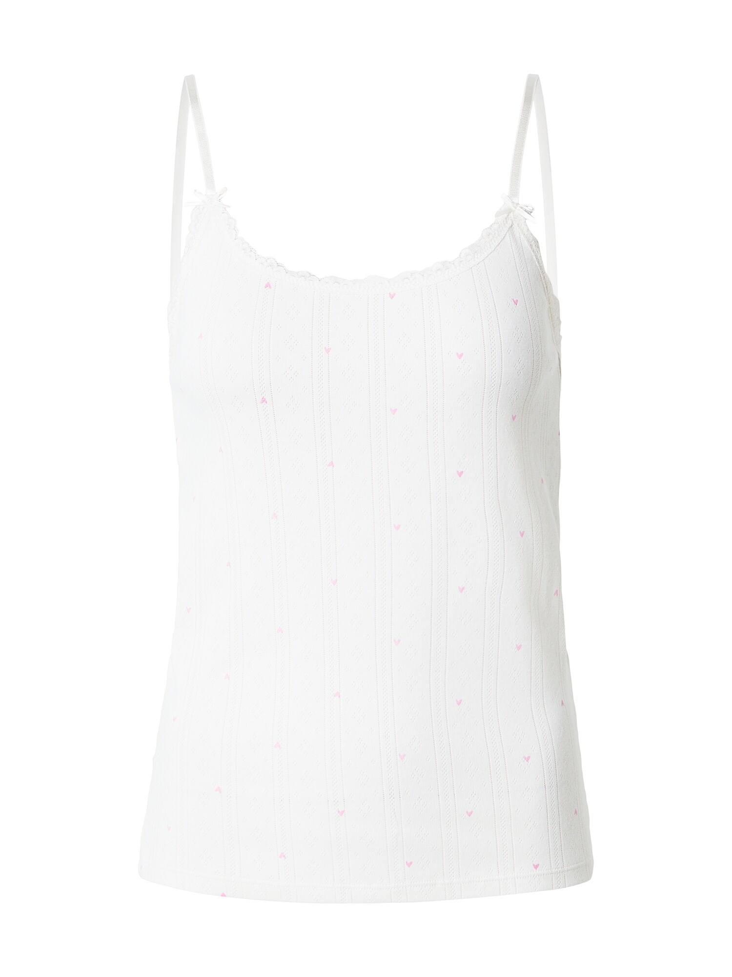 Hunkemöller Bluză de noapte  crem / roz