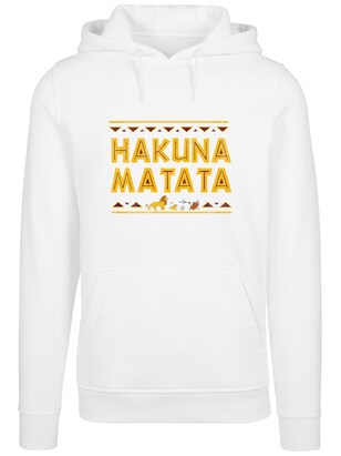 F4NT4STIC Sweatshirt ‘Hakuna Matata’ Donkerblauw / Geel / Bourgogne / Wit