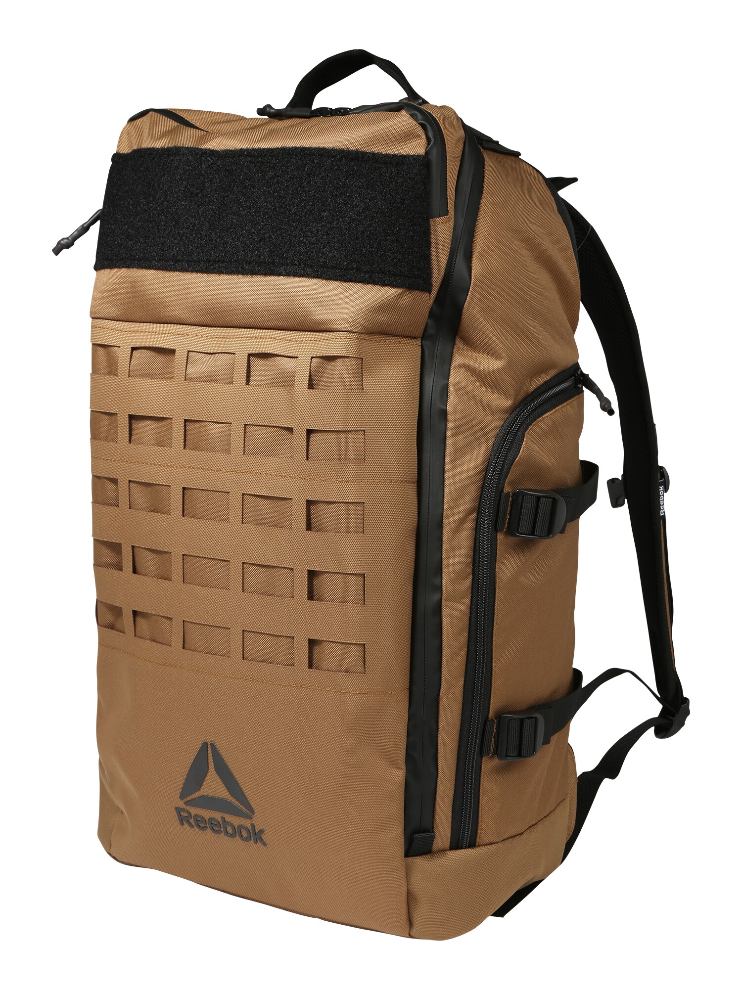 REEBOK Sportinė kuprinė  smėlio / juoda