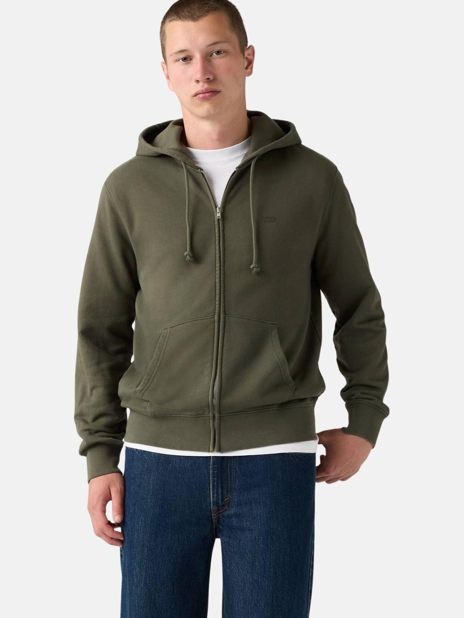 LEVI'S ® Sudadera con cremallera oliva – imagen 2