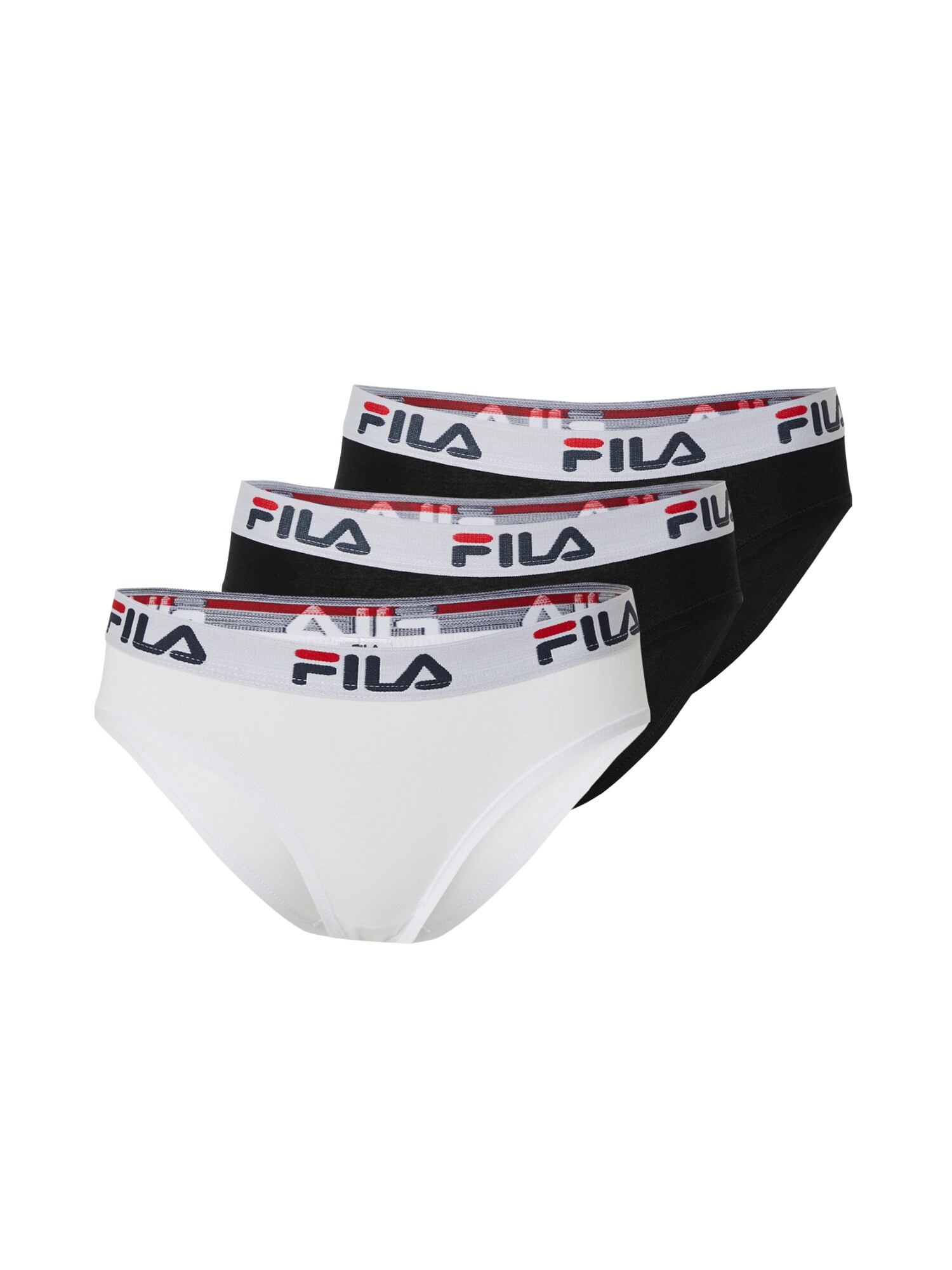 FILA Slip  roșu / negru / alb