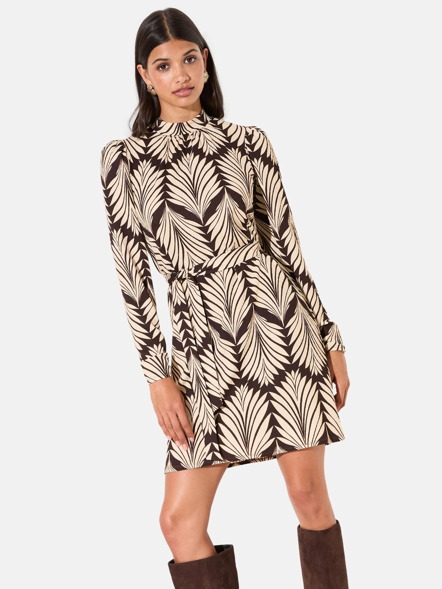 Friends Like These Rochie  crem / negru