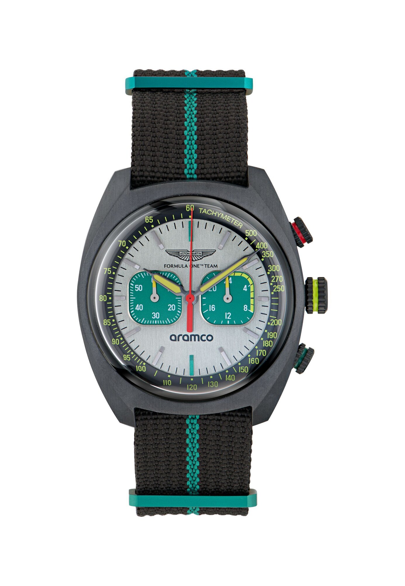 Aston Martin Aramco Formula One™ Team Orologio analogico 'Dwf'  turchese / grigio / nero