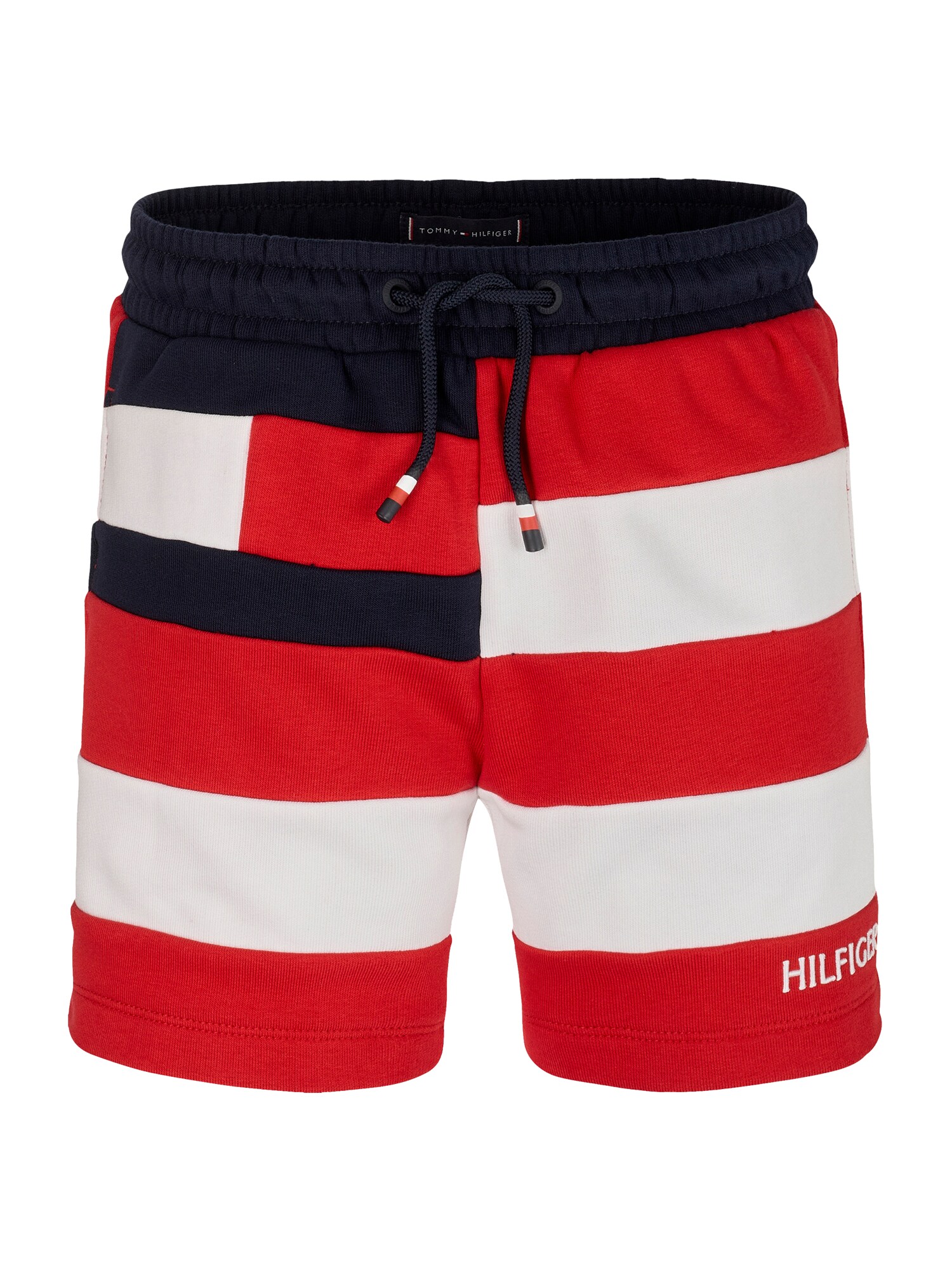 TOMMY HILFIGER Pantaloni  bleumarin / roșu / alb murdar