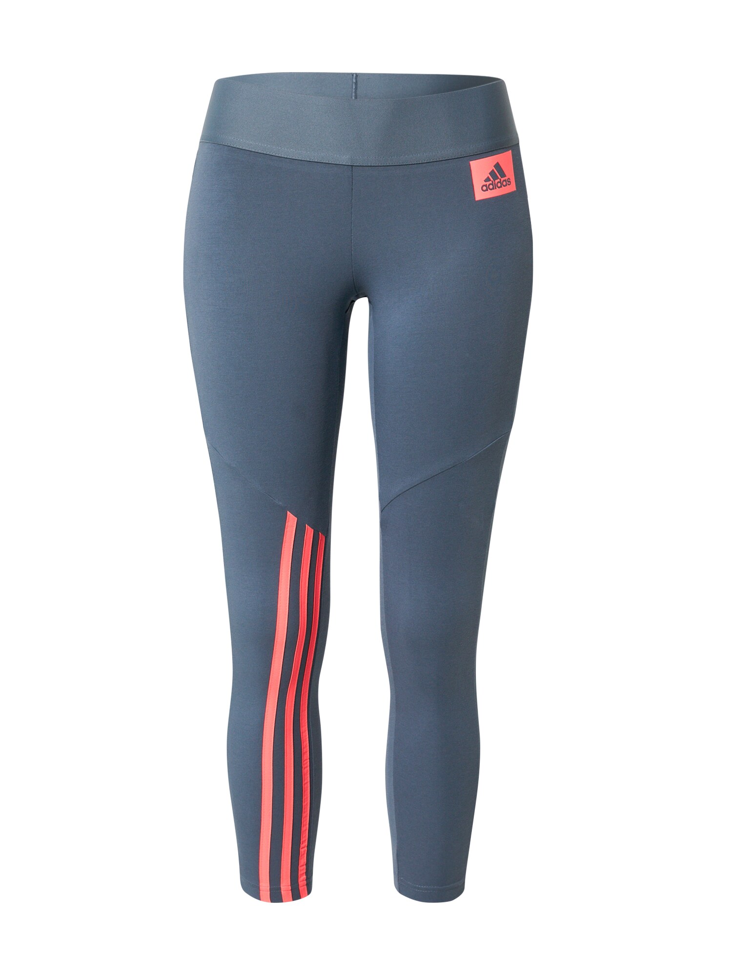 ADIDAS PERFORMANCE Sportinės kelnės  melsvai pilka / koralų splava