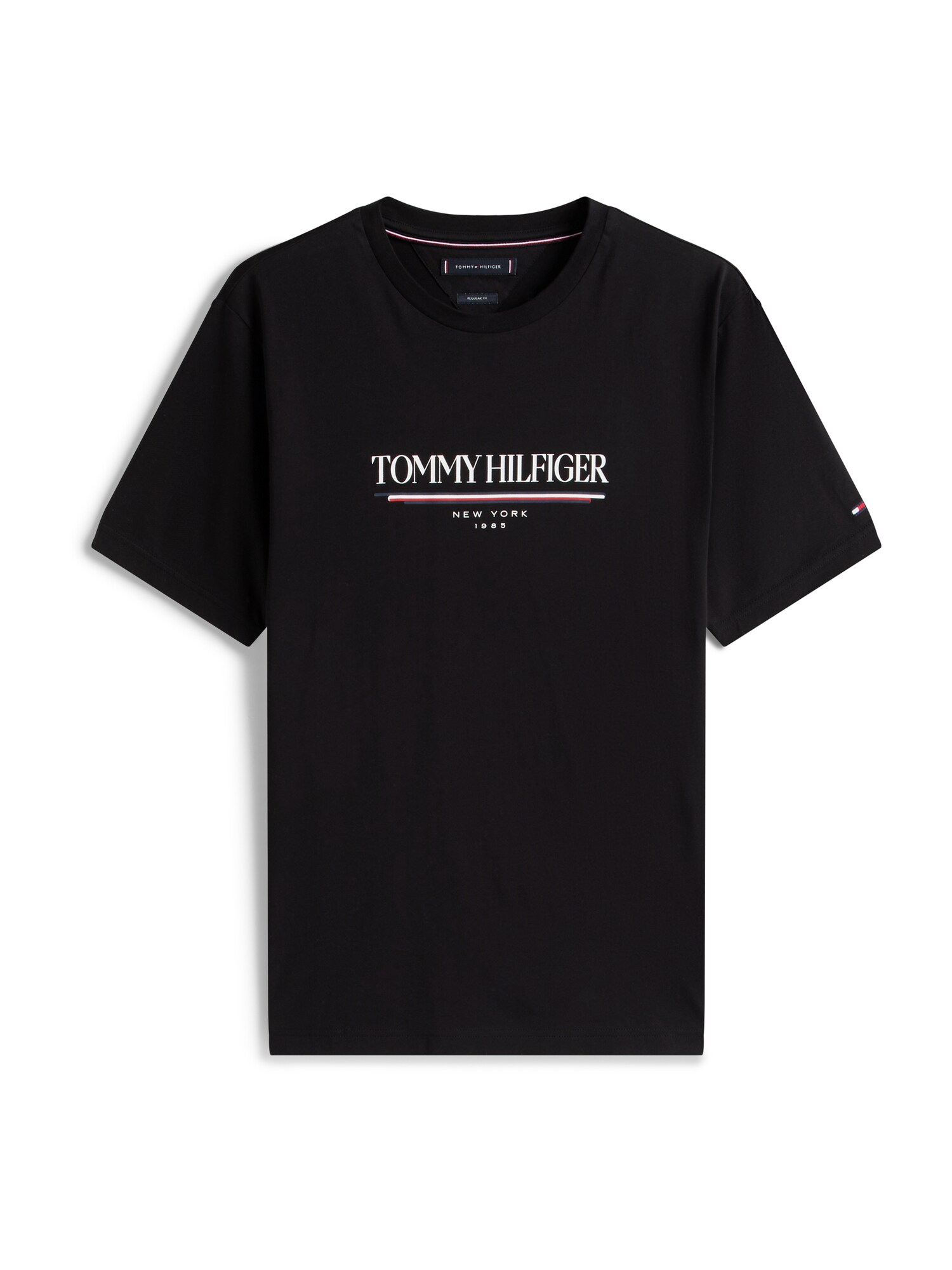 TOMMY HILFIGER Póló  tengerészkék / rikító piros / fekete / fehér akciós termékkép 1