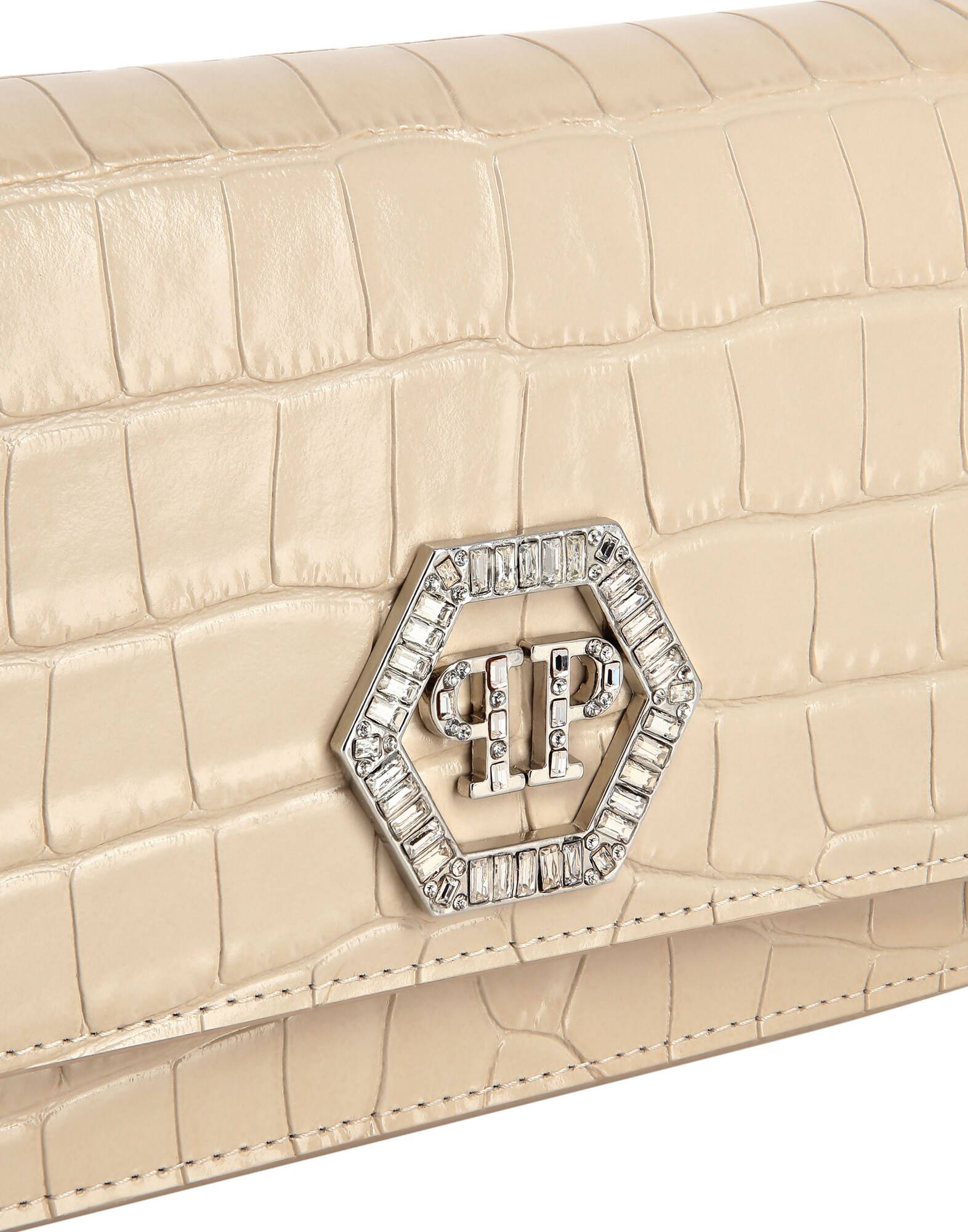 Philipp Plein Bolso de noche beige – imagen 2