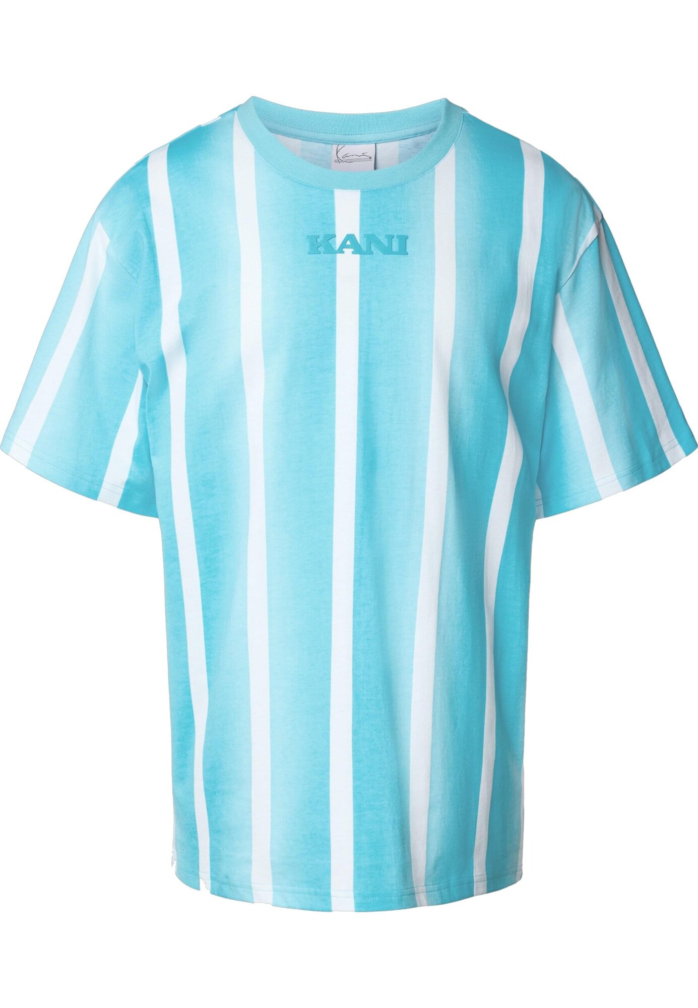 Karl Kani Tricou  azuriu / alb