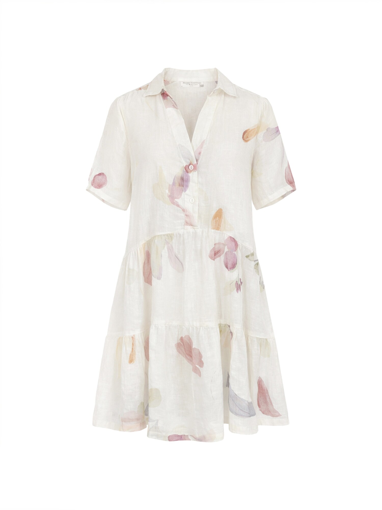 Haris Cotton Vestido  ecru