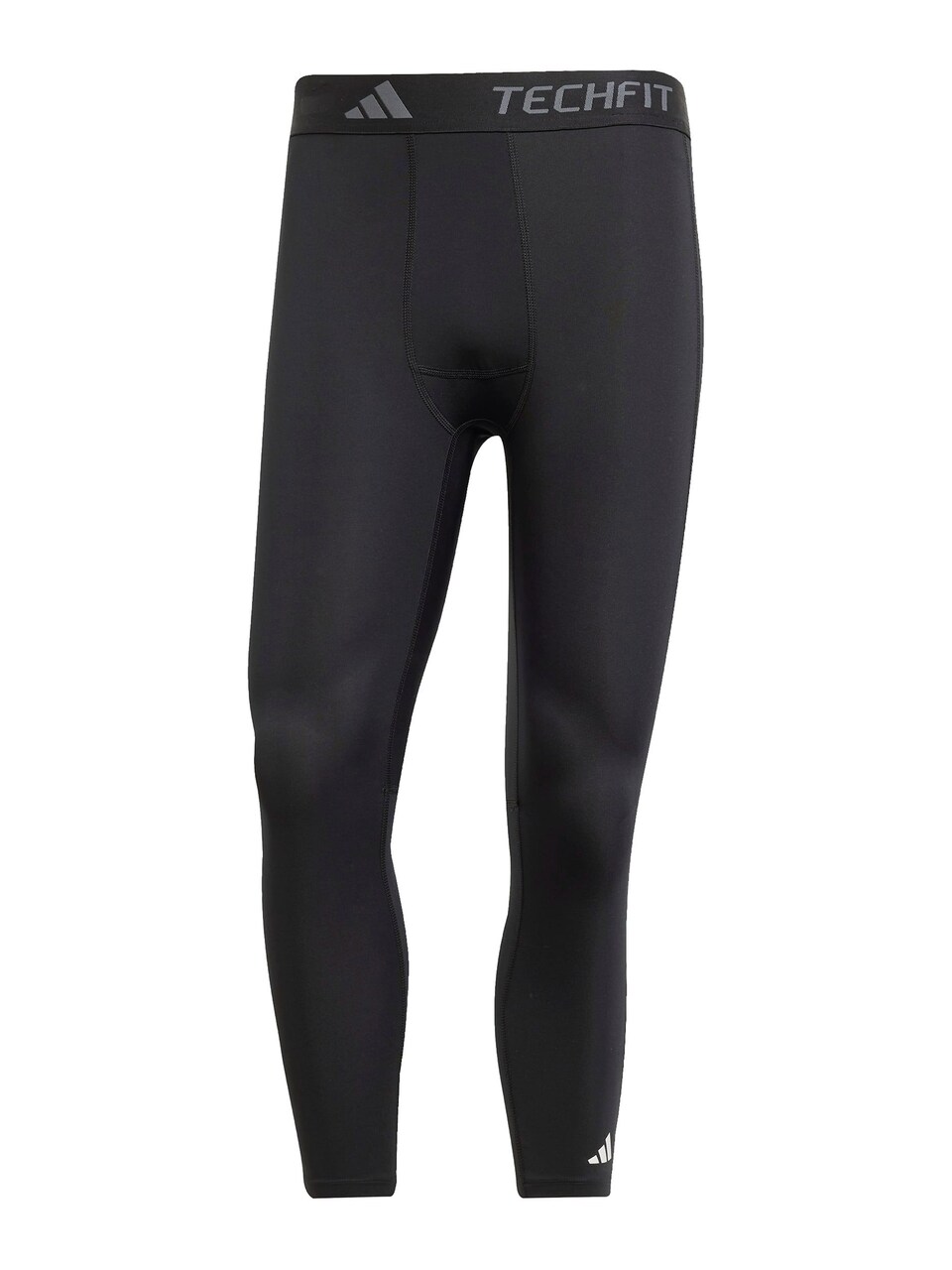 Sportbyxa 'Techfit Compression' ljusgrå / svart