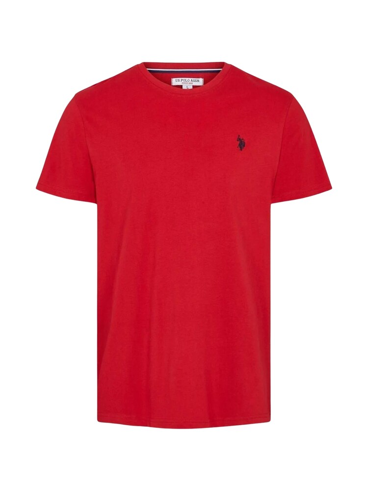 U.S. POLO ASSN. T-Shirt 'Arjun' Herren Größe S rot / schwarz