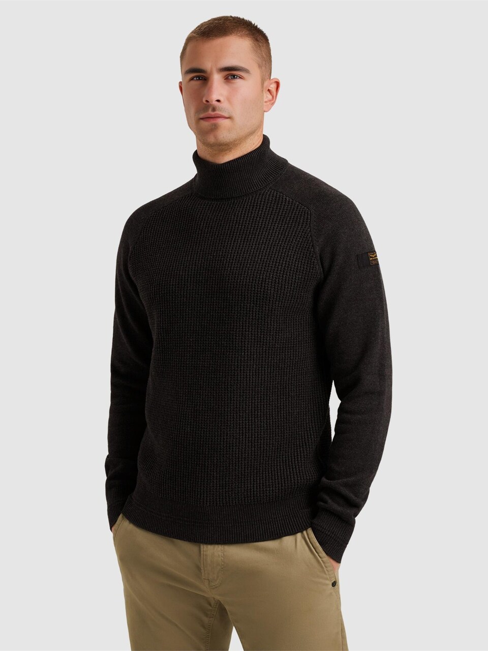 Tröja 'Turtleneck pullover with texture'