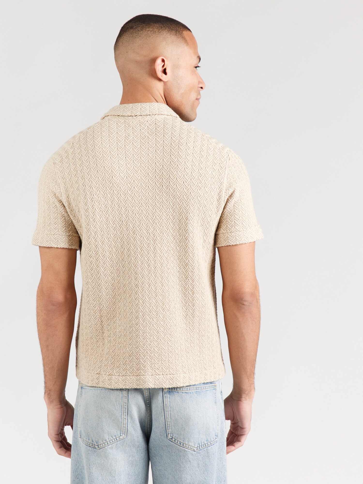 Abercrombie & Fitch Jersey marrón claro – imagen 3