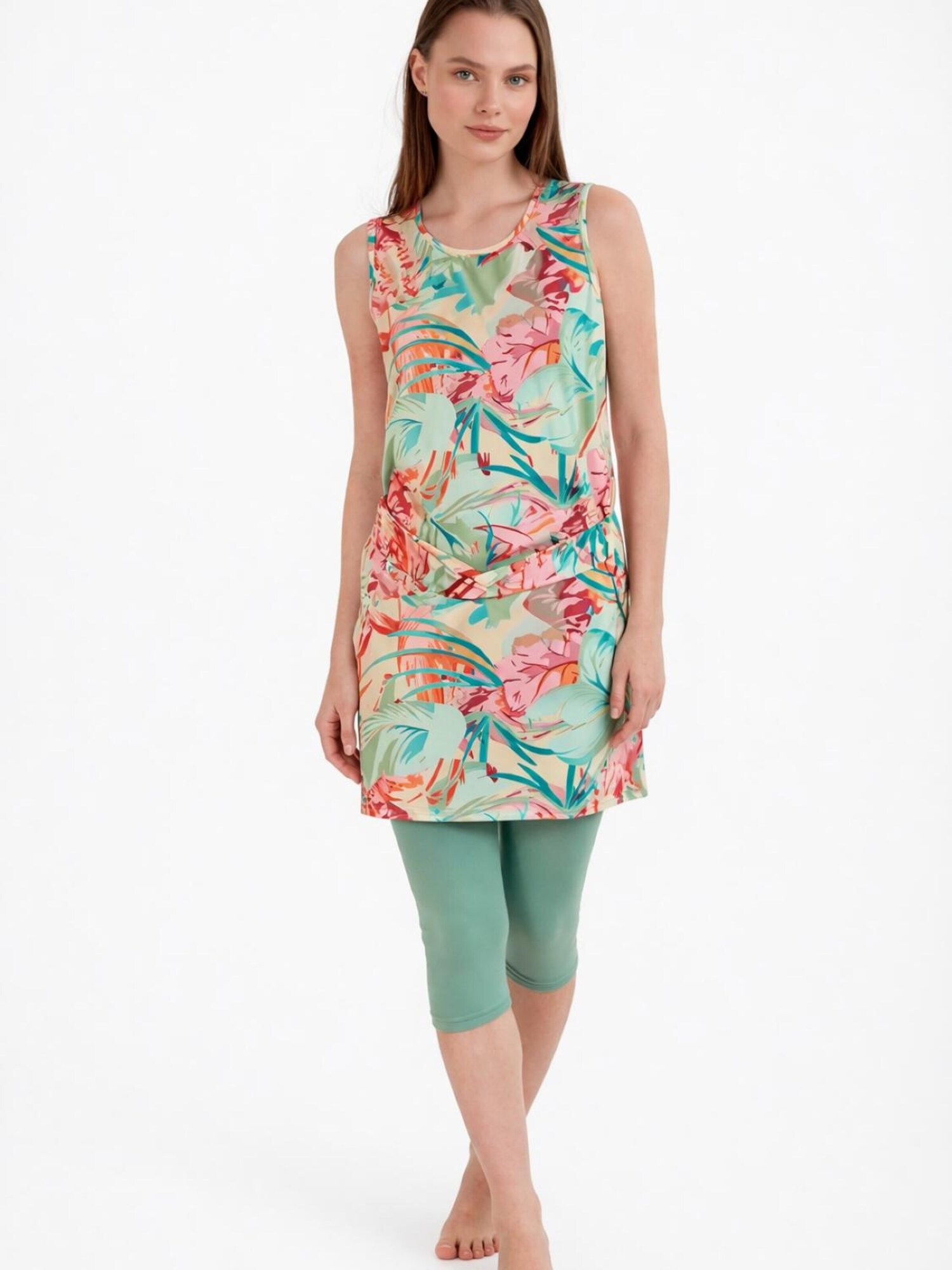 MARINA Tankini 'Tankini Semi Suit 3-Teilig Mintgrün "Marina" M2454' menta