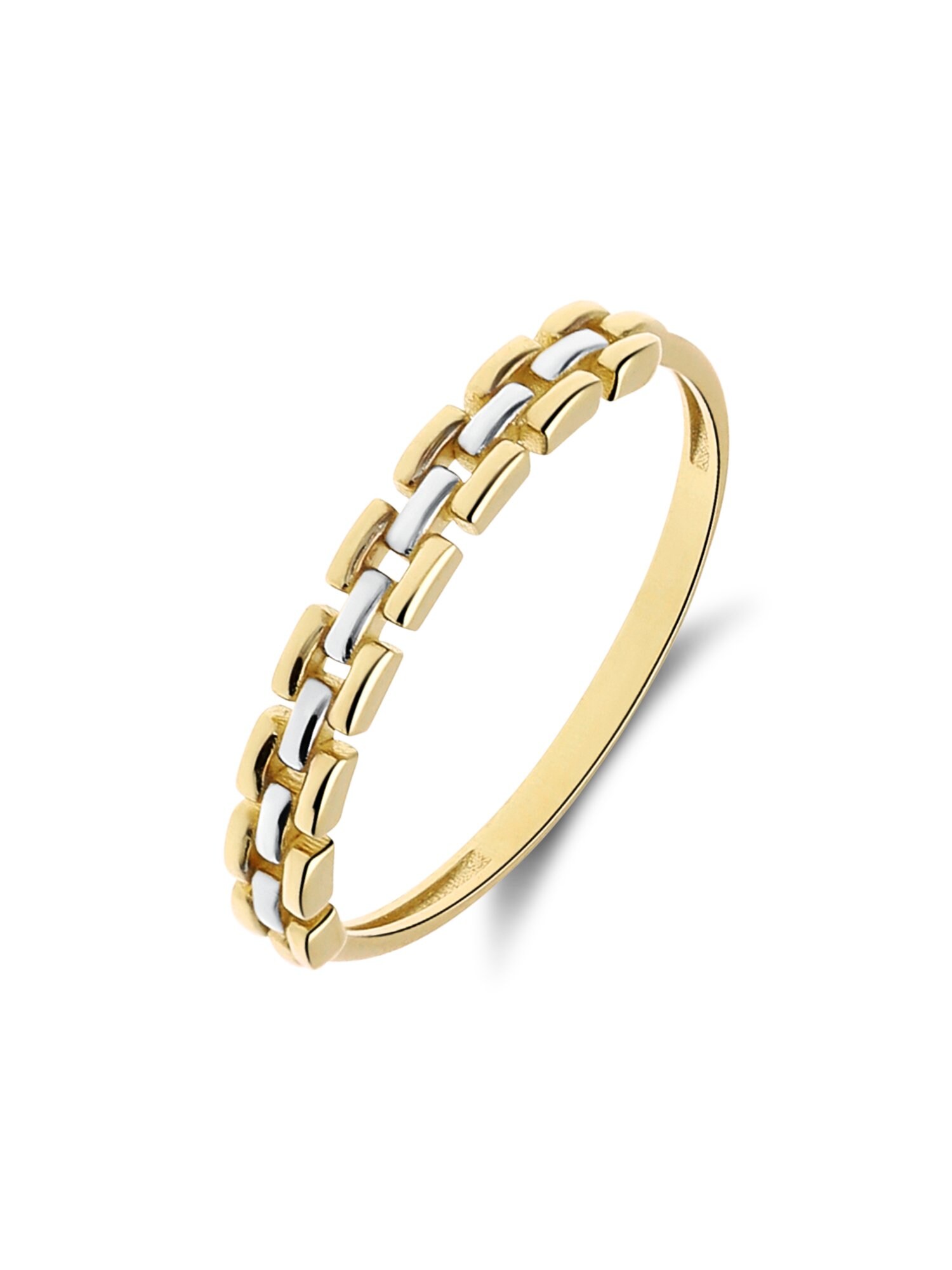 Lucardi Ring 'Klassisch' Goud