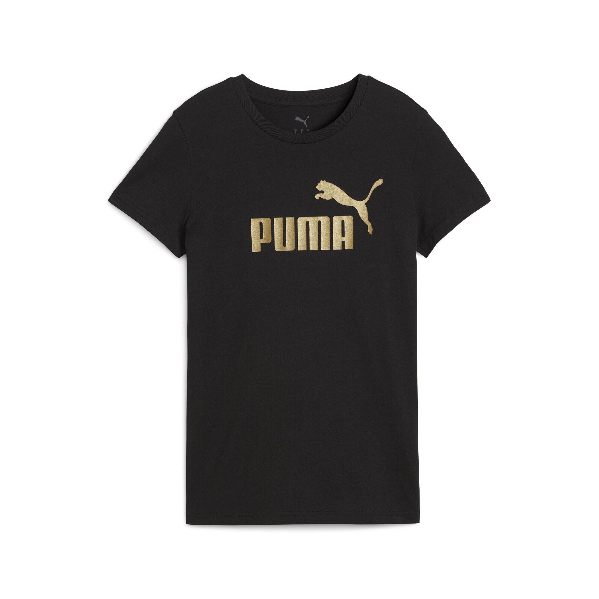 PUMA Tricou funcțional ESS No. 1  auriu / negru
