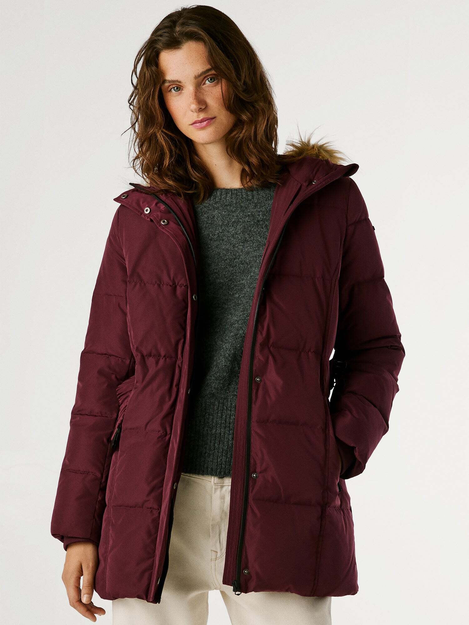 Pepe Jeans Chaqueta de invierno 'SARAH'  merlot – imagen 2