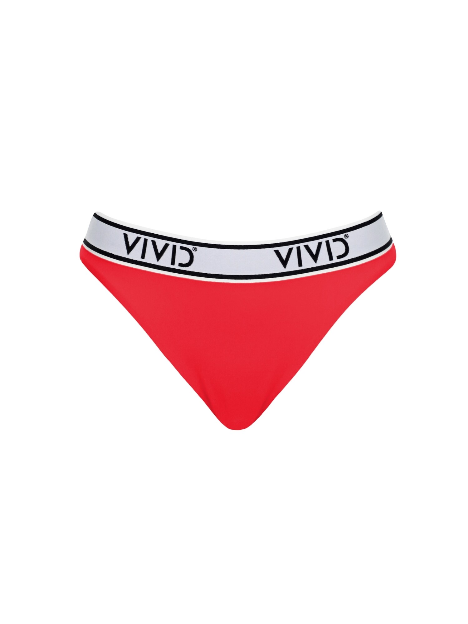 VIVID Slip costum de baie Mix&Match roșu / negru / alb