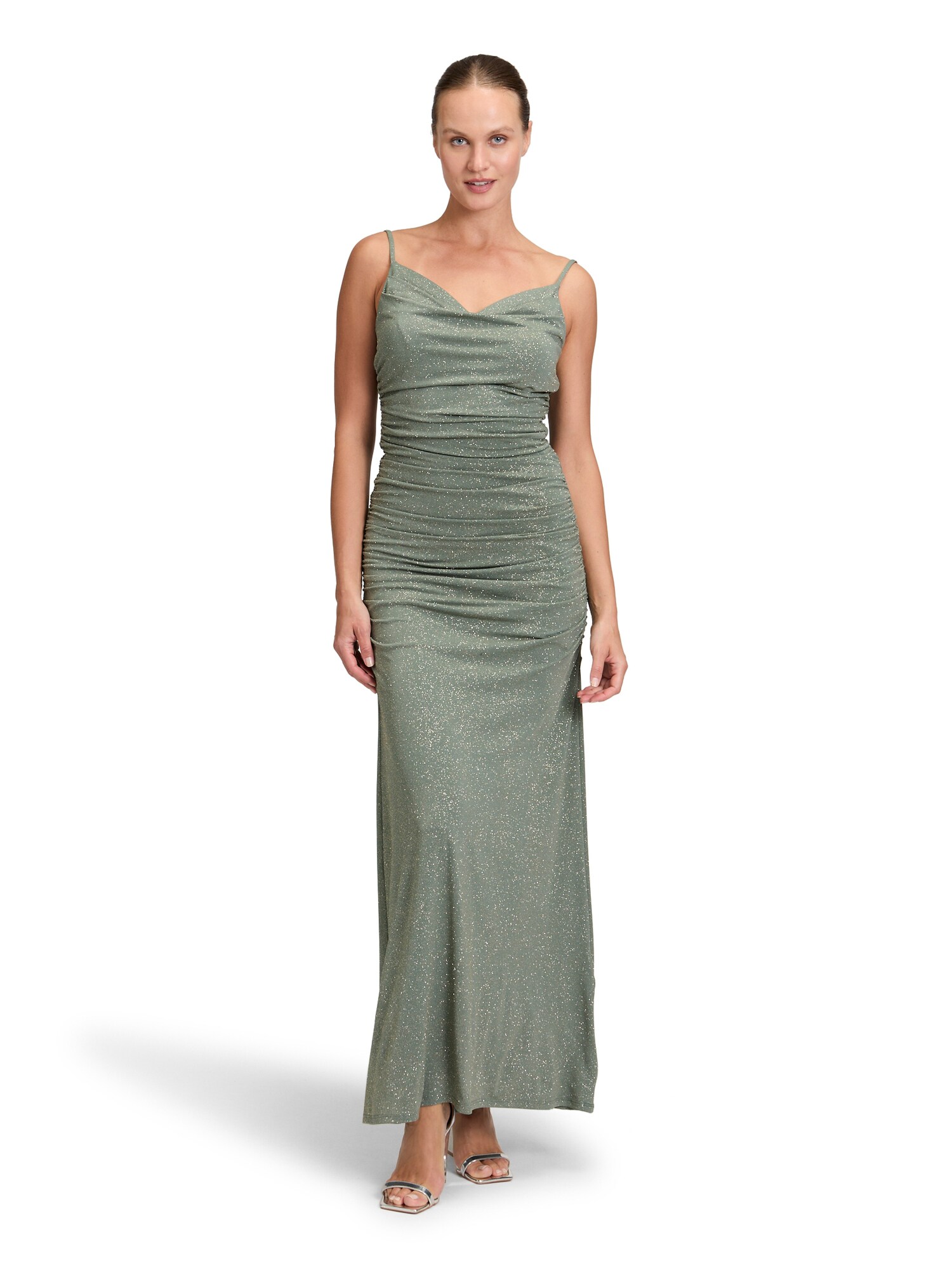 Thumbnail - Vera Mont Abendkleid mit Wasserfallausschnitt