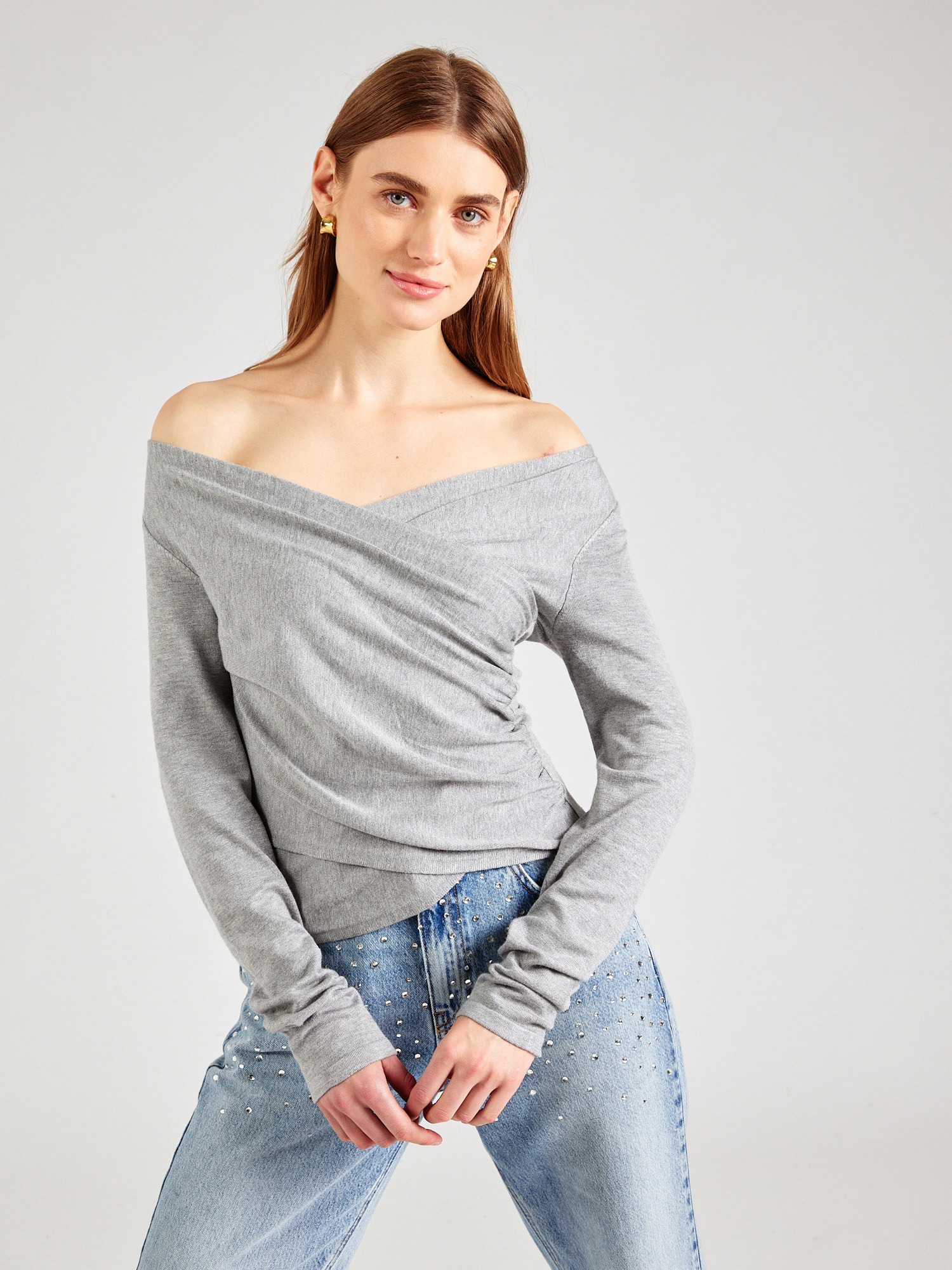 MYLAVIE by Sarah Harrison Tričko sivá (obrázok 5)