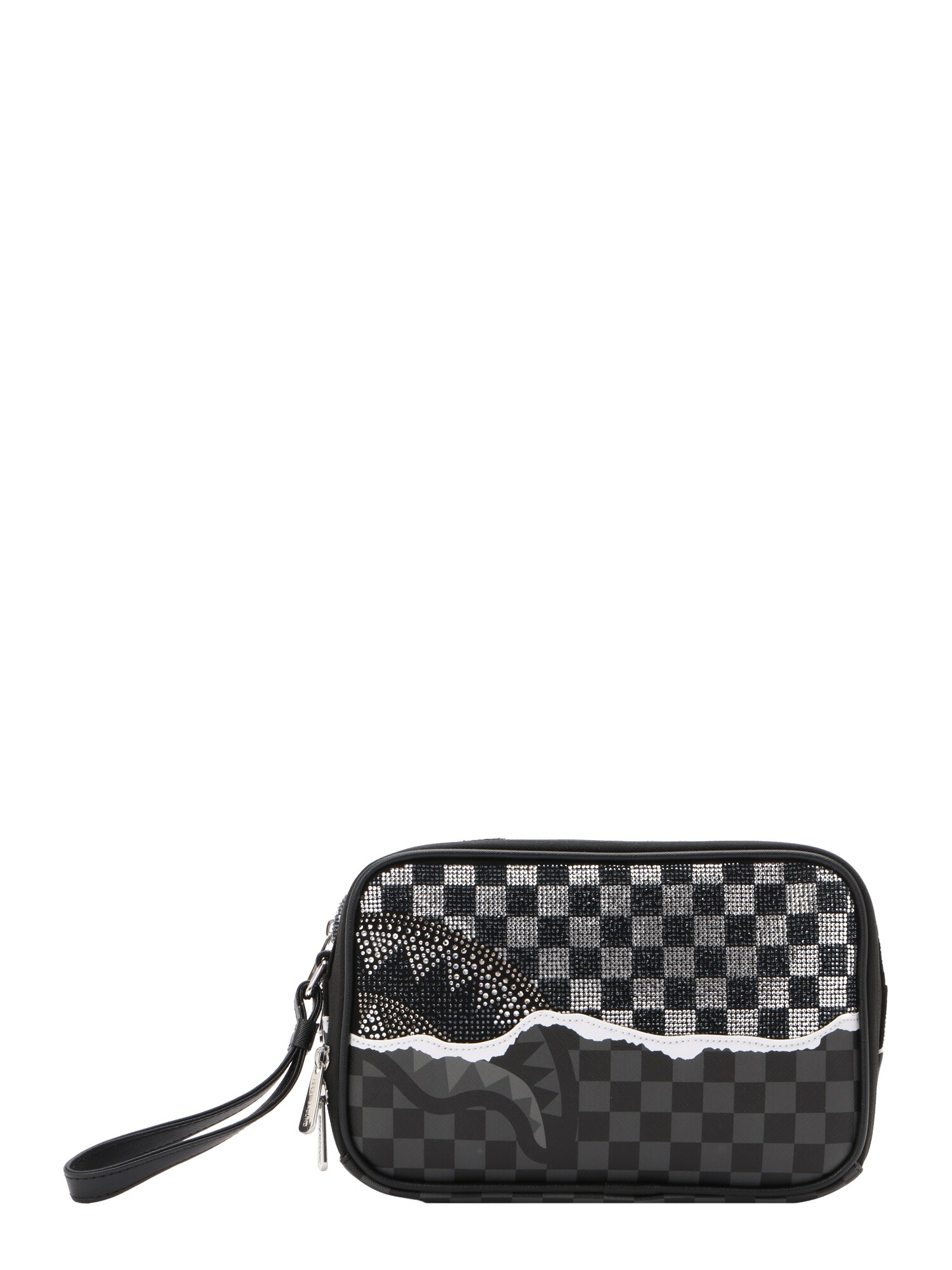 Sprayground Nécessaire  grigio scuro / nero / argento / bianco